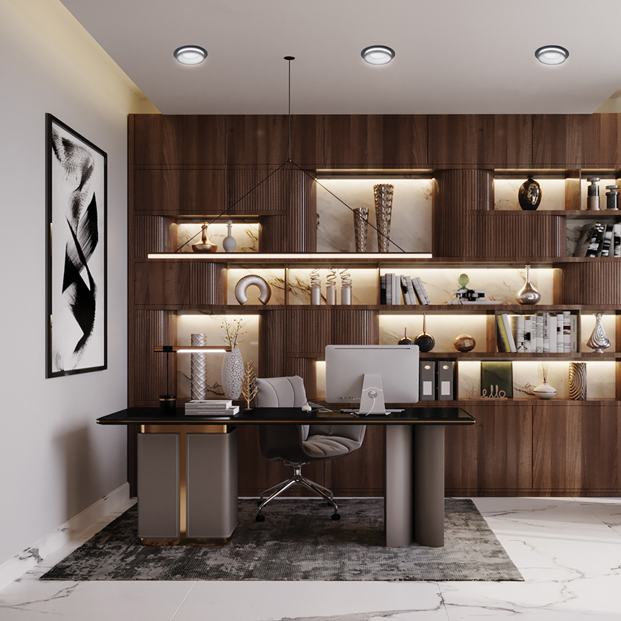 Светильник встраиваемый DL500 потолочный GX53 белый круг Feron