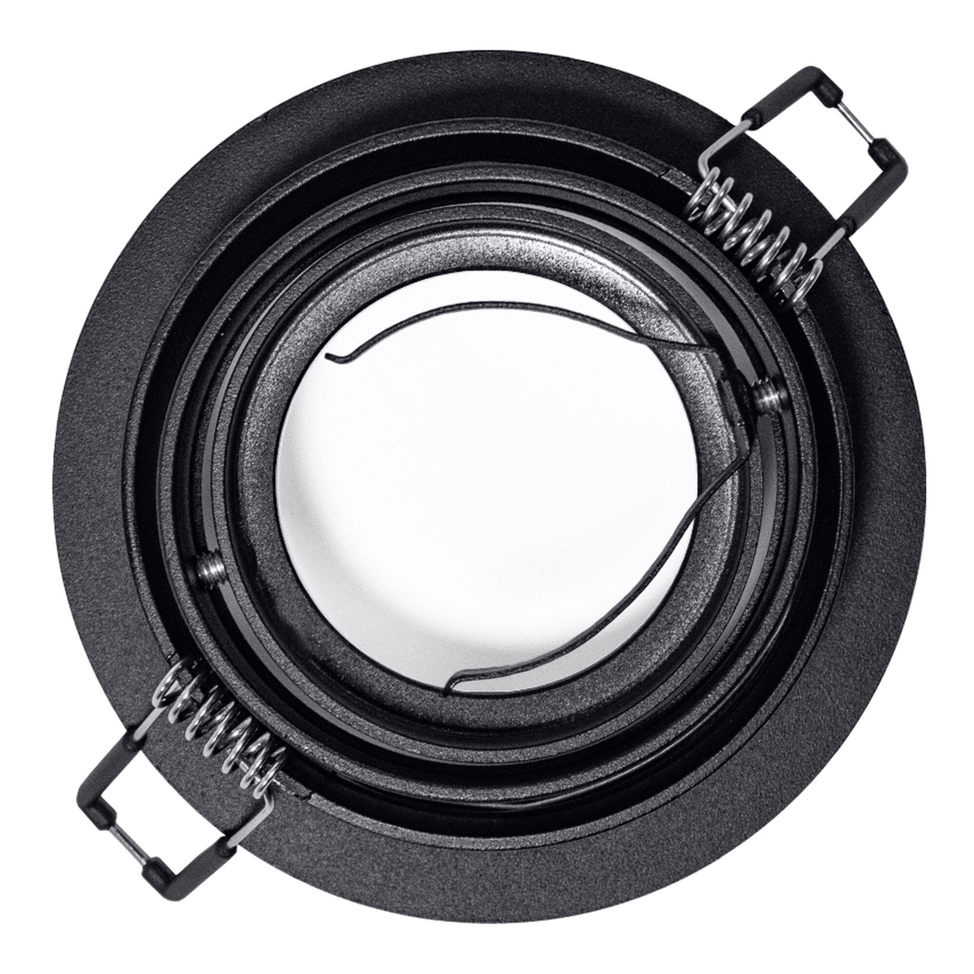 Светильник встраиваемый поворотный GU5.3 (MR16) круг 010107 Чёрный SignImpress