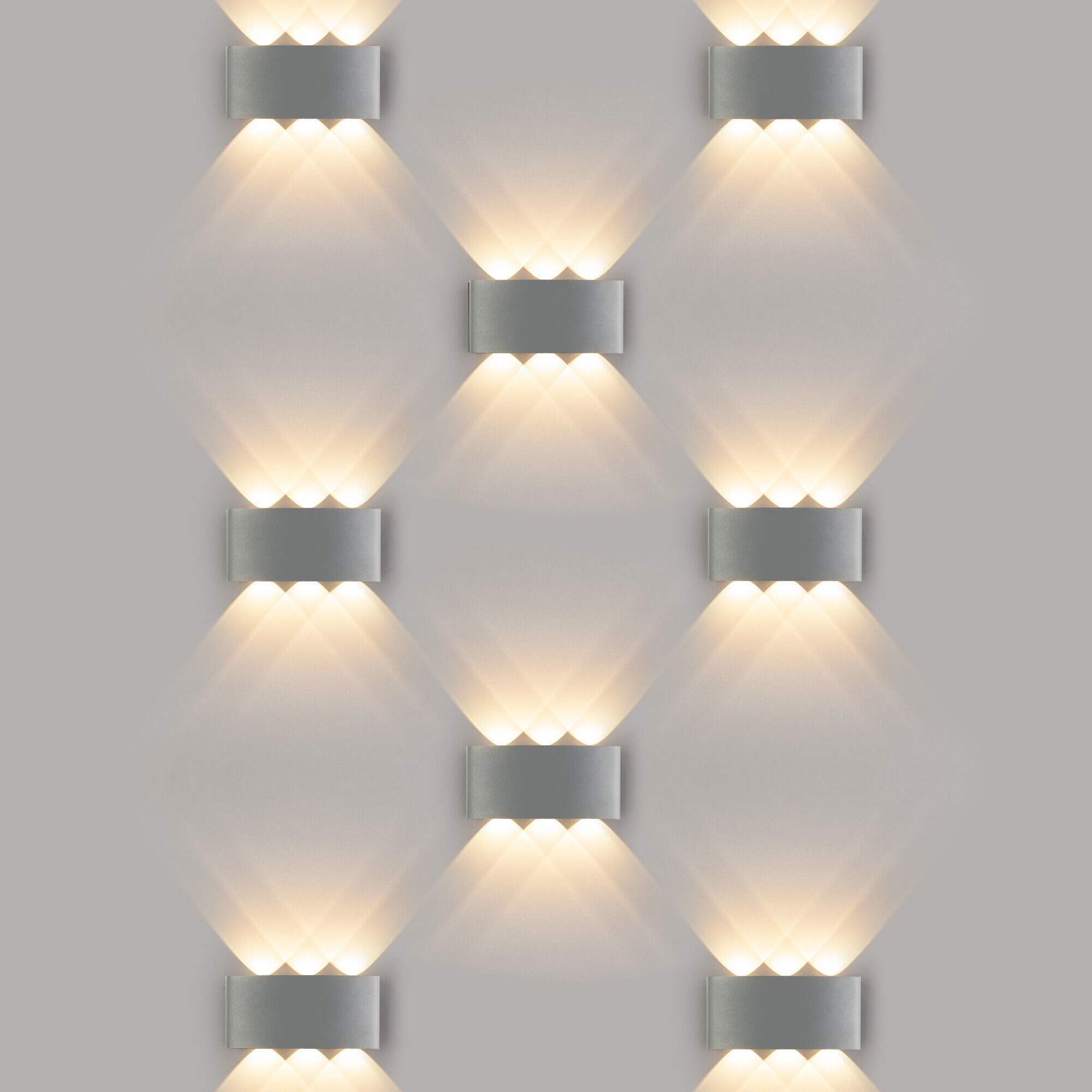 Светильник настенный декоративный 1551 TECHNO LED TWINKY TRIO серый Elektrostandard