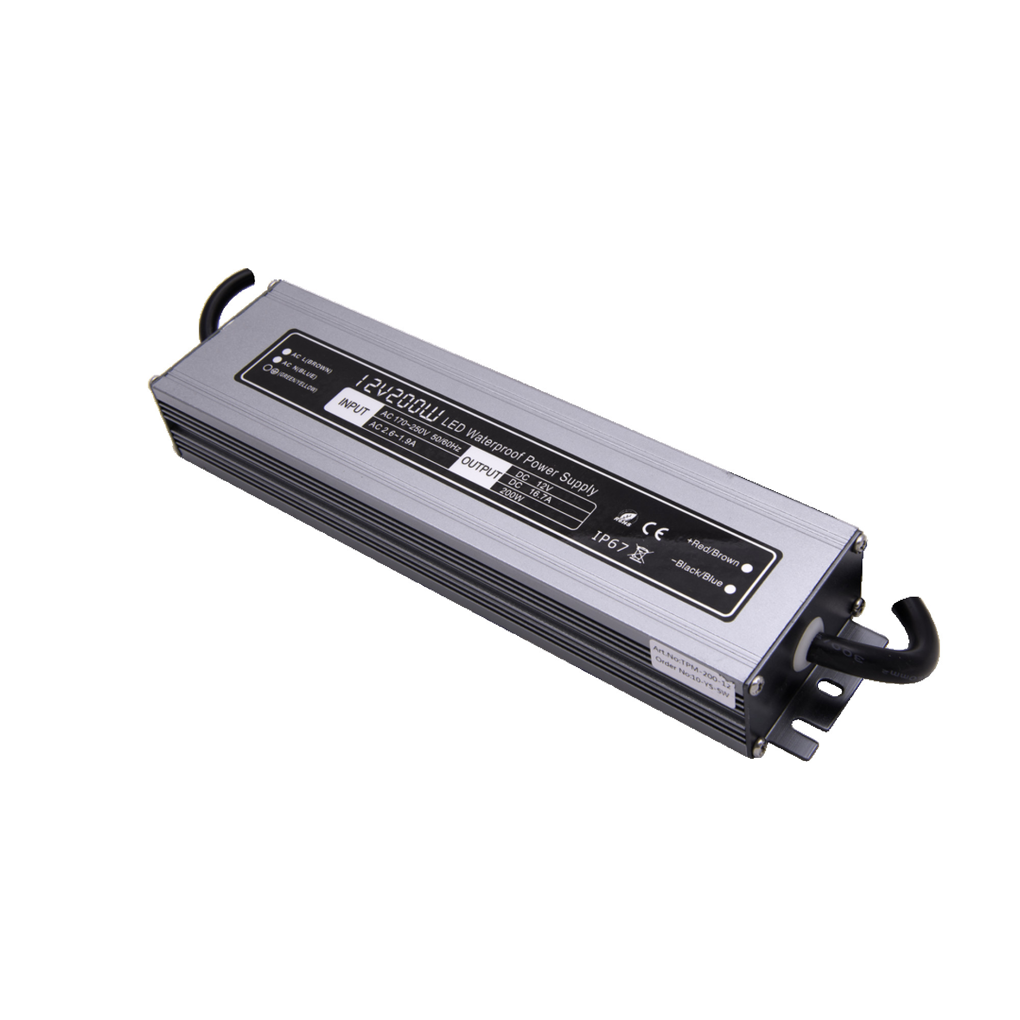 Блок питания MINI Al TPW, 200 W Влагозащитный, 12 V SWG