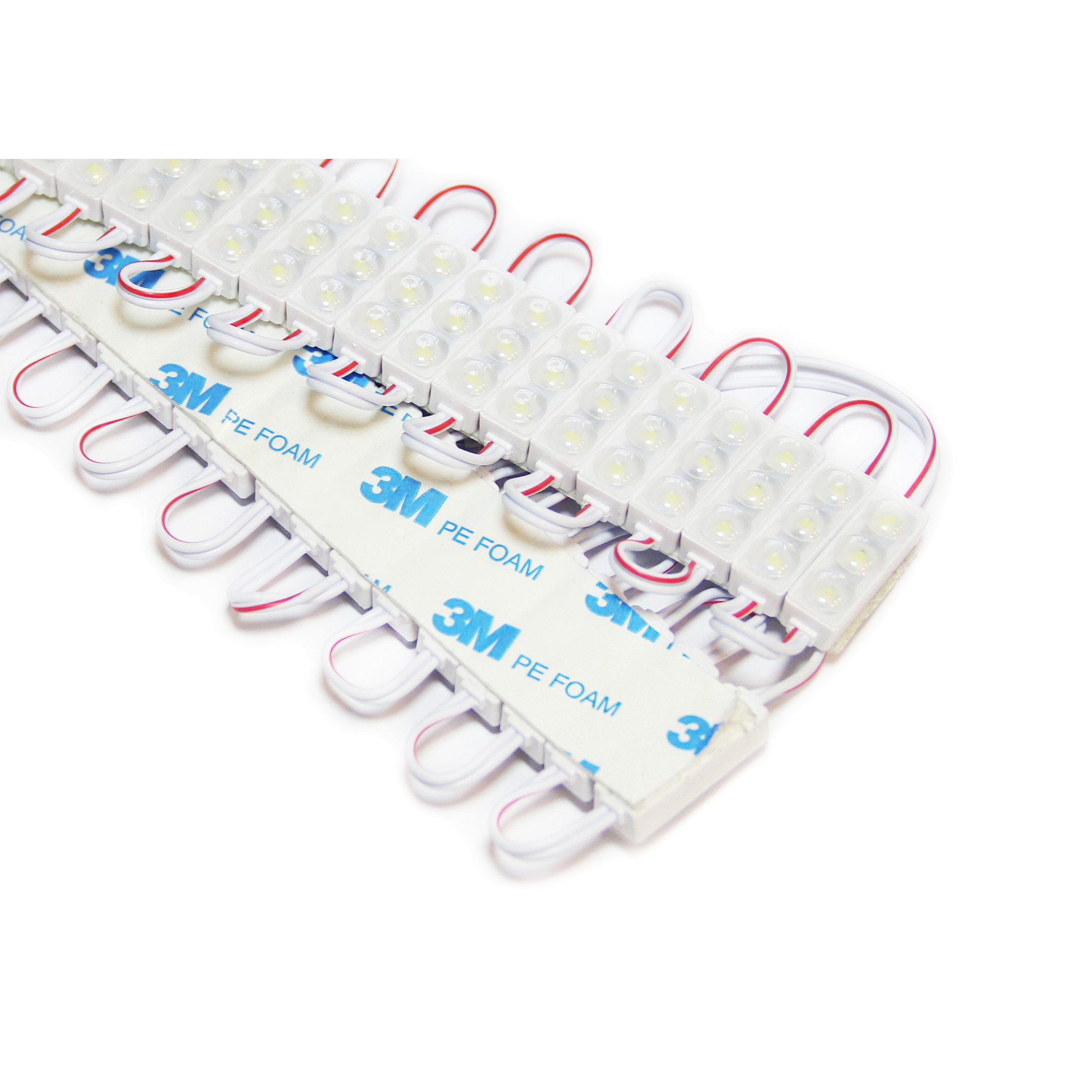 Модуль светодиодный mini 3 SMD 2835 0,6Вт 50Лм 6000К-6500К (с линзой 170) - 1шт. SignImpress