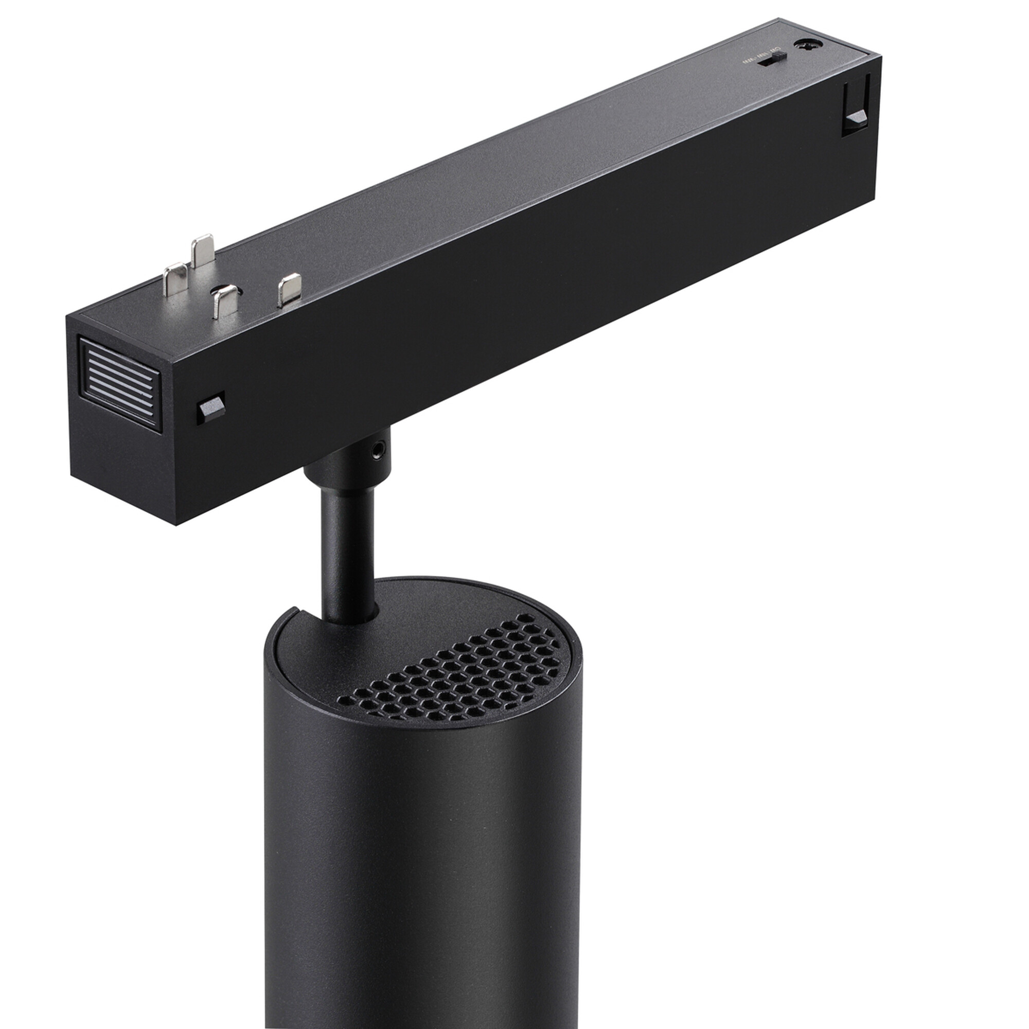 359956 PORT NT25 220 черный Трековый светильник с переключ. цв. темпер. IP20 LED 3000К4000К6000К 12W 90-240V VECTOR Novotech