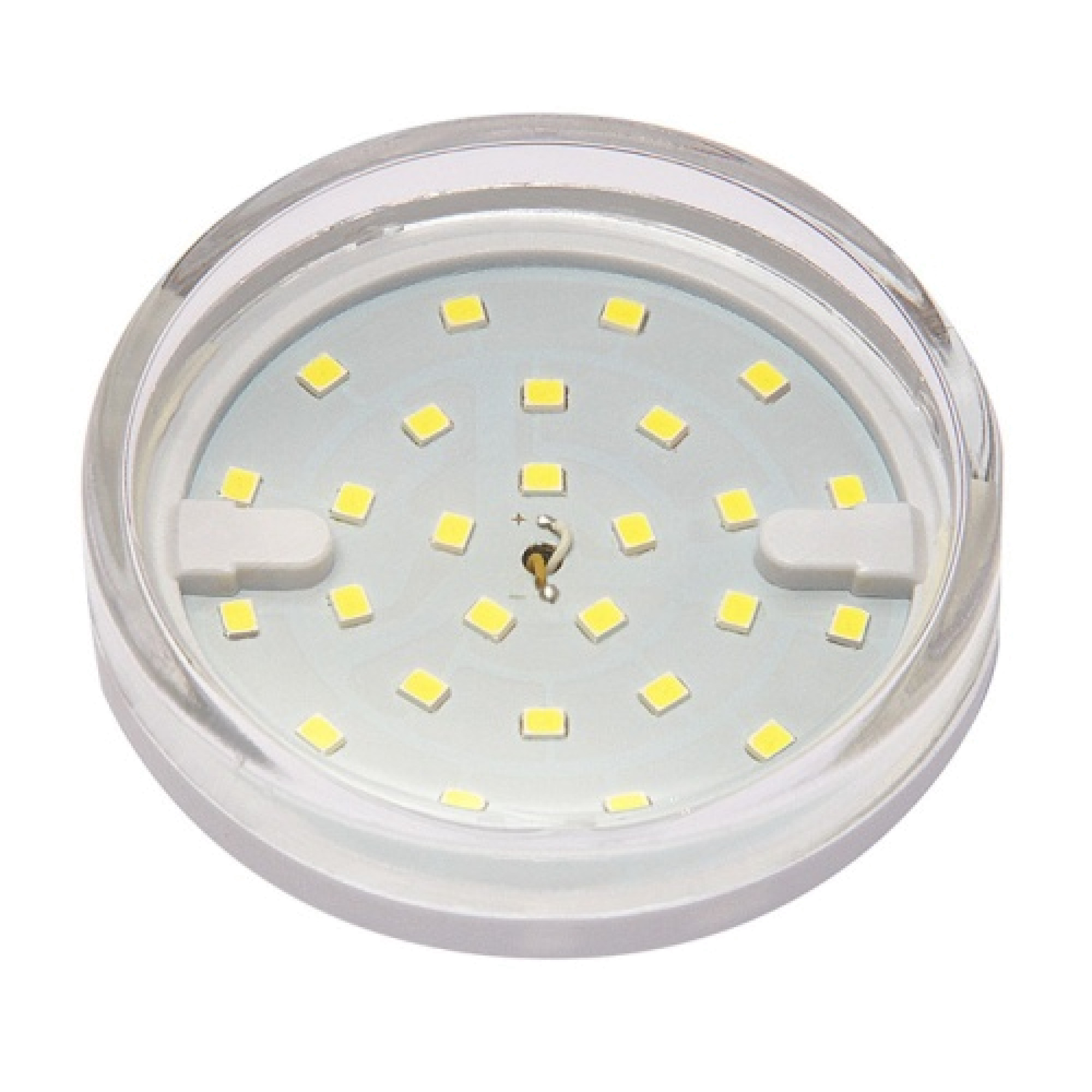 Лампа светодиодная PLED-ECO-GX53  6w  3000K CLEAR  Jazzway 