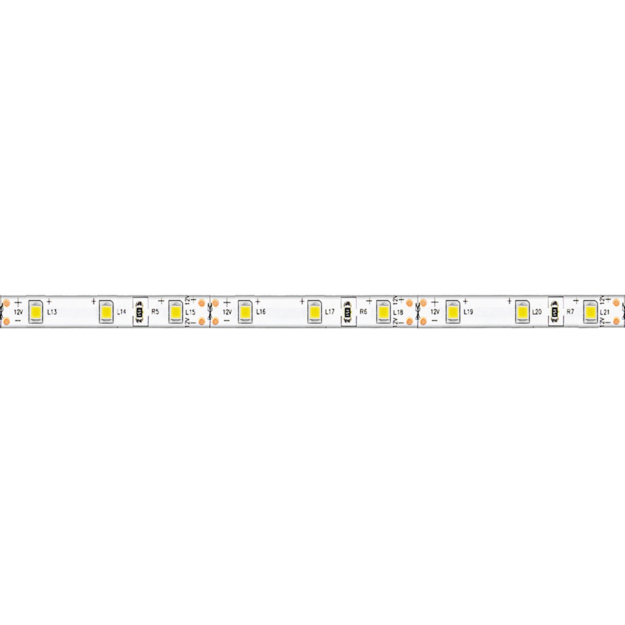 Светодиодная LED лентаLS604, 60SMD(2835)/m 4.8W/m 12V IP65 5m желтый Feron 
