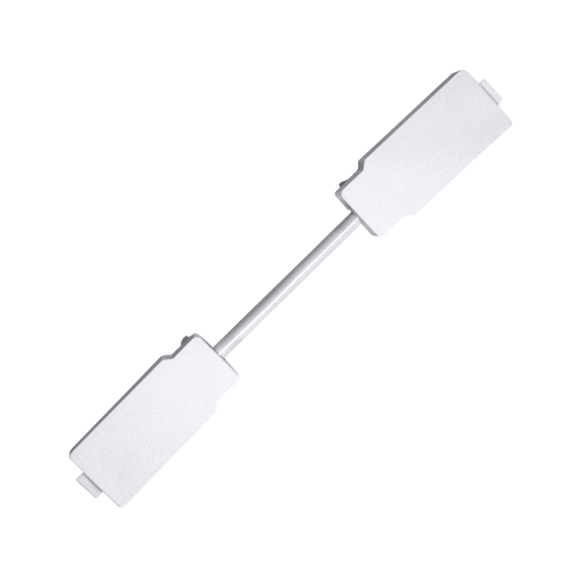 Коннектор питания 8см для соединения шинопровода однофазного магнитного Ultra Белый SignImpress