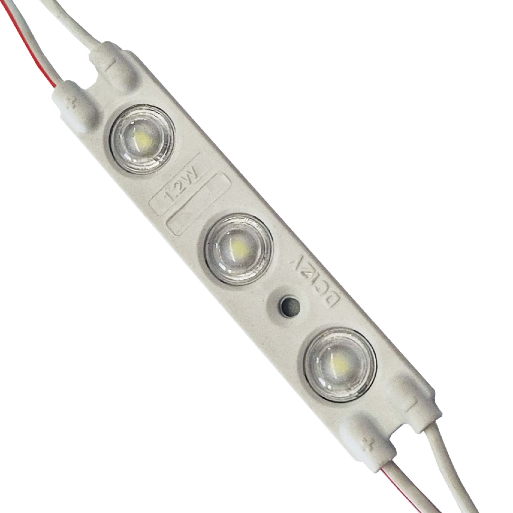 Модуль светодиодный 3 SMD 2835 1,2Вт 110Лм 10000К (с линзой 160) - 1шт. SignImpress