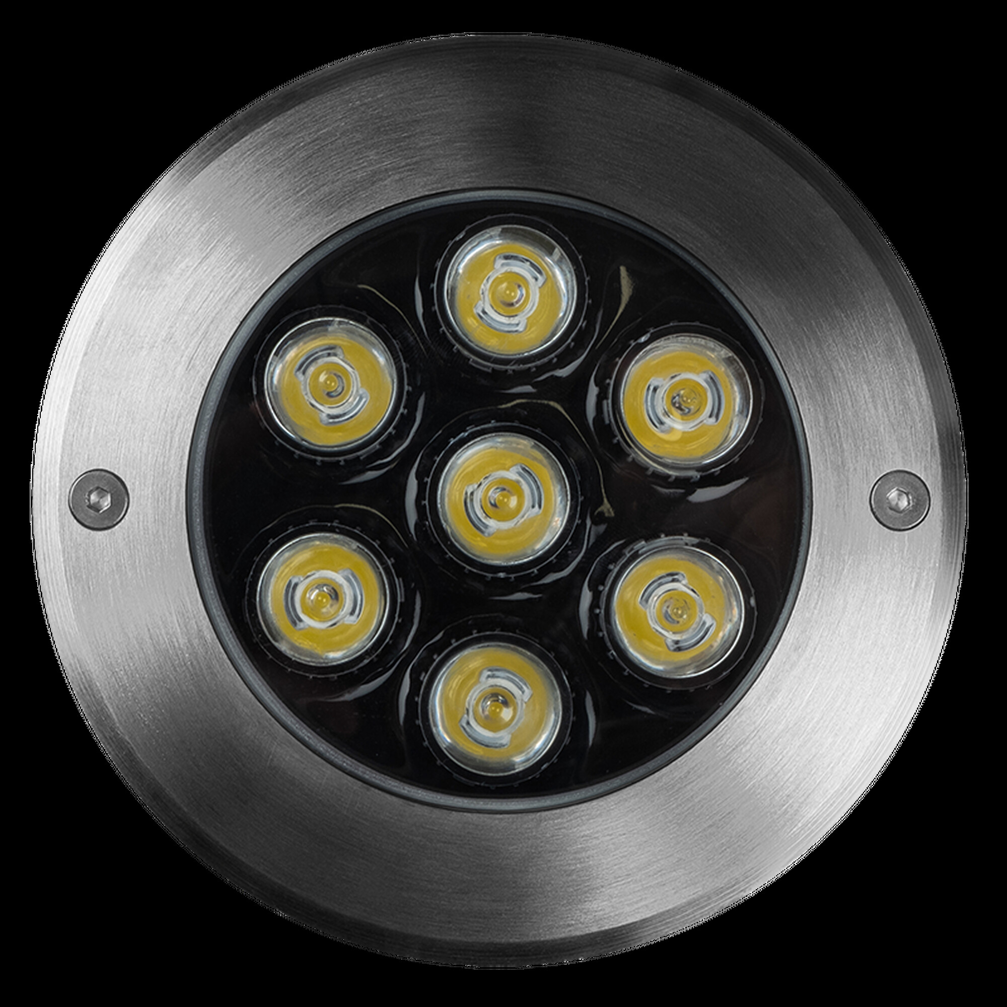 Светильник светодиодный встраиваемый PGR R130 7w 4000K 30° Сhrome IP67 Jazzway 
