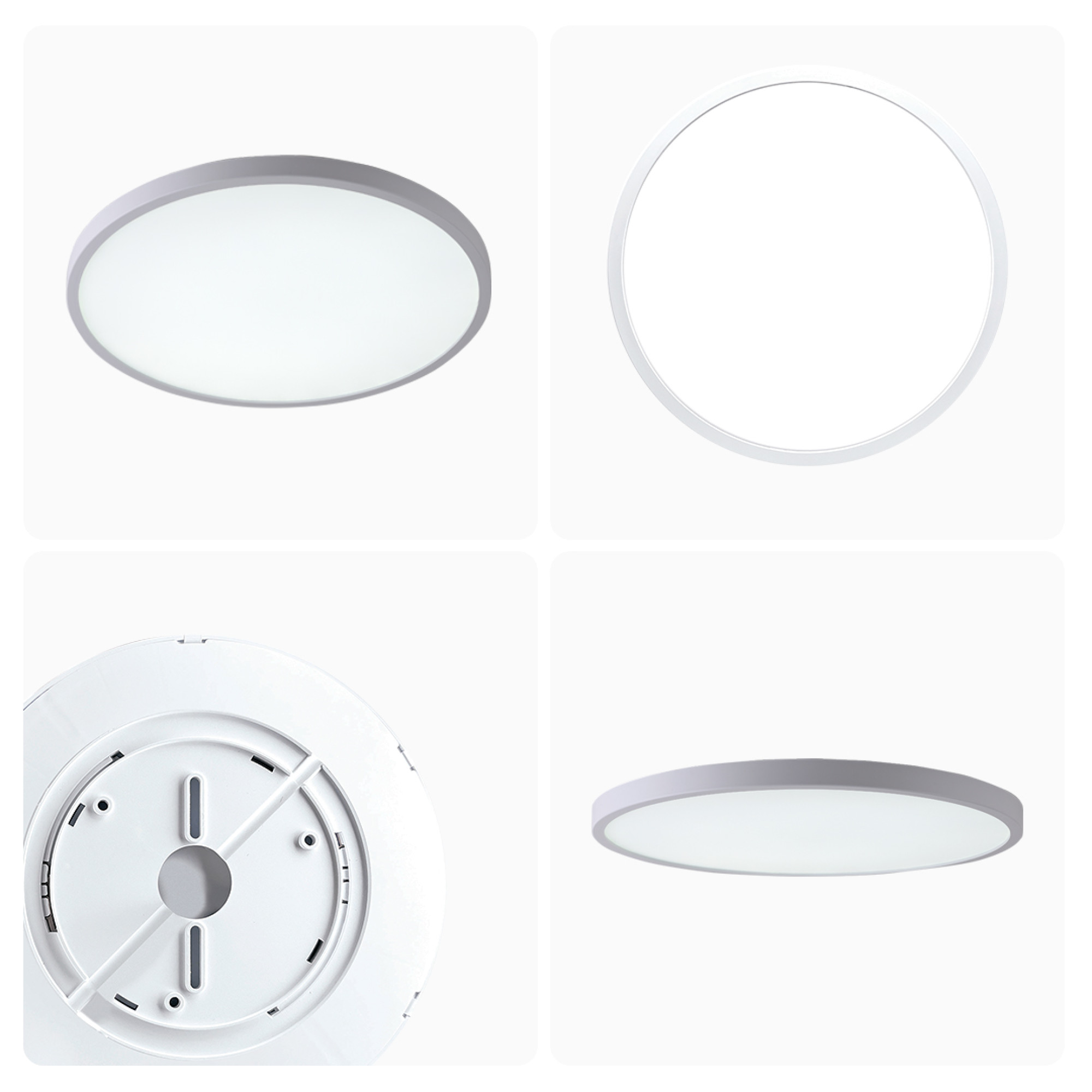 Светильник светодиодный накладной, SPIN, 24Вт, 230В/50Гц, 2400лм, 4000К, ø230х25,круг,белый Apeyron