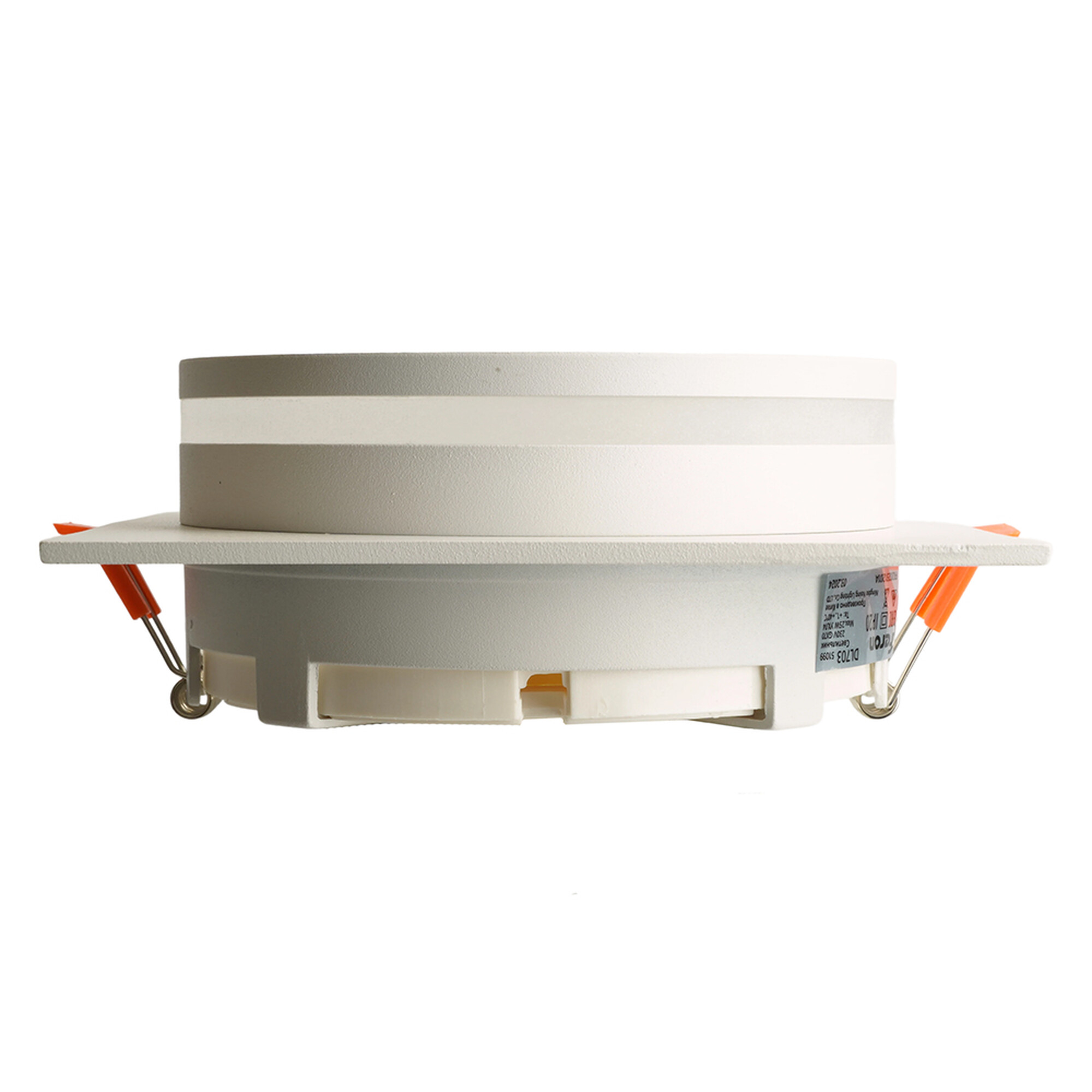 Светильник потолочный встраиваемый, 25W 230V GX70, белый, квадрат, без лампы, DL703 LUNA Feron 