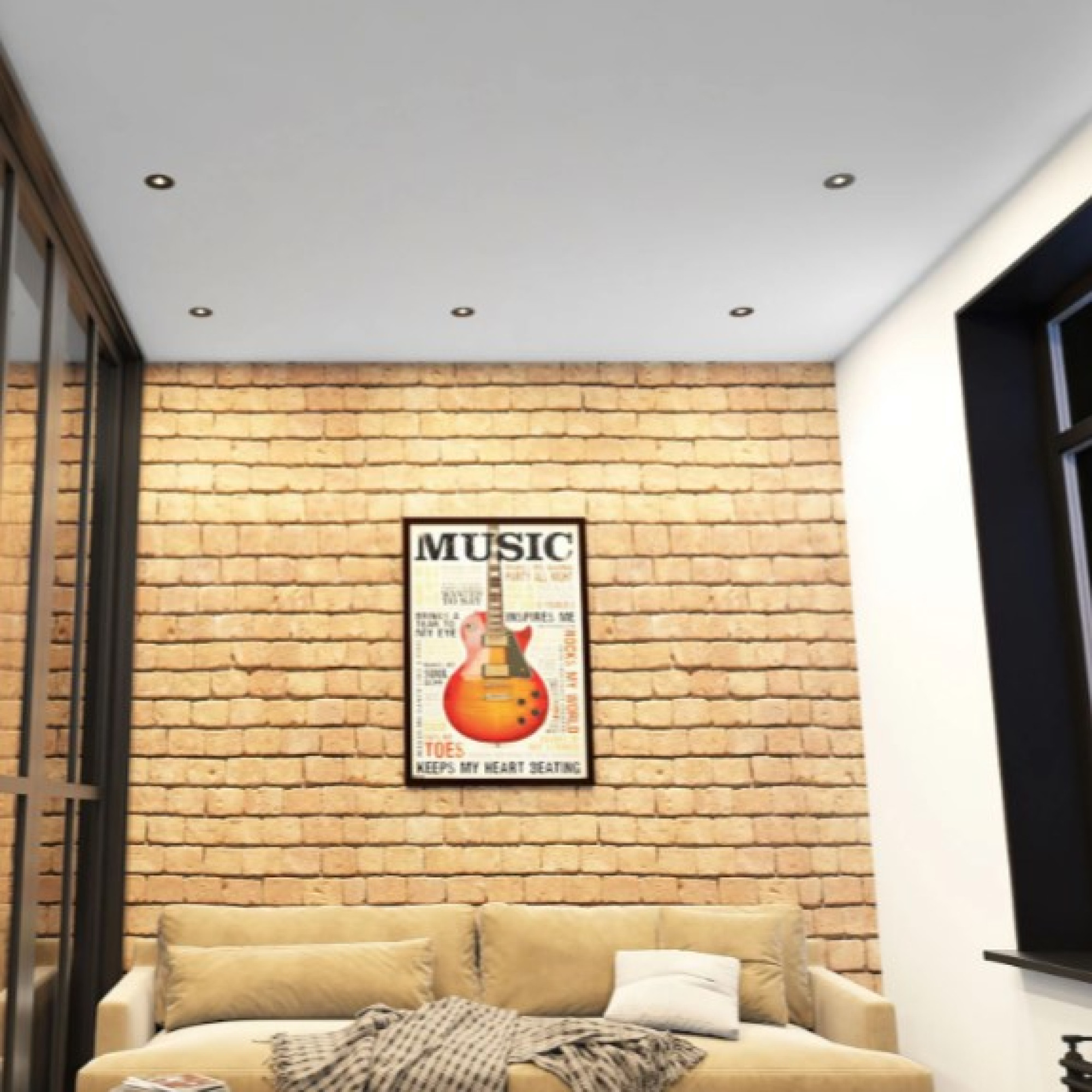 Точечный встраиваемый светильник DK2037-BK Denkirs