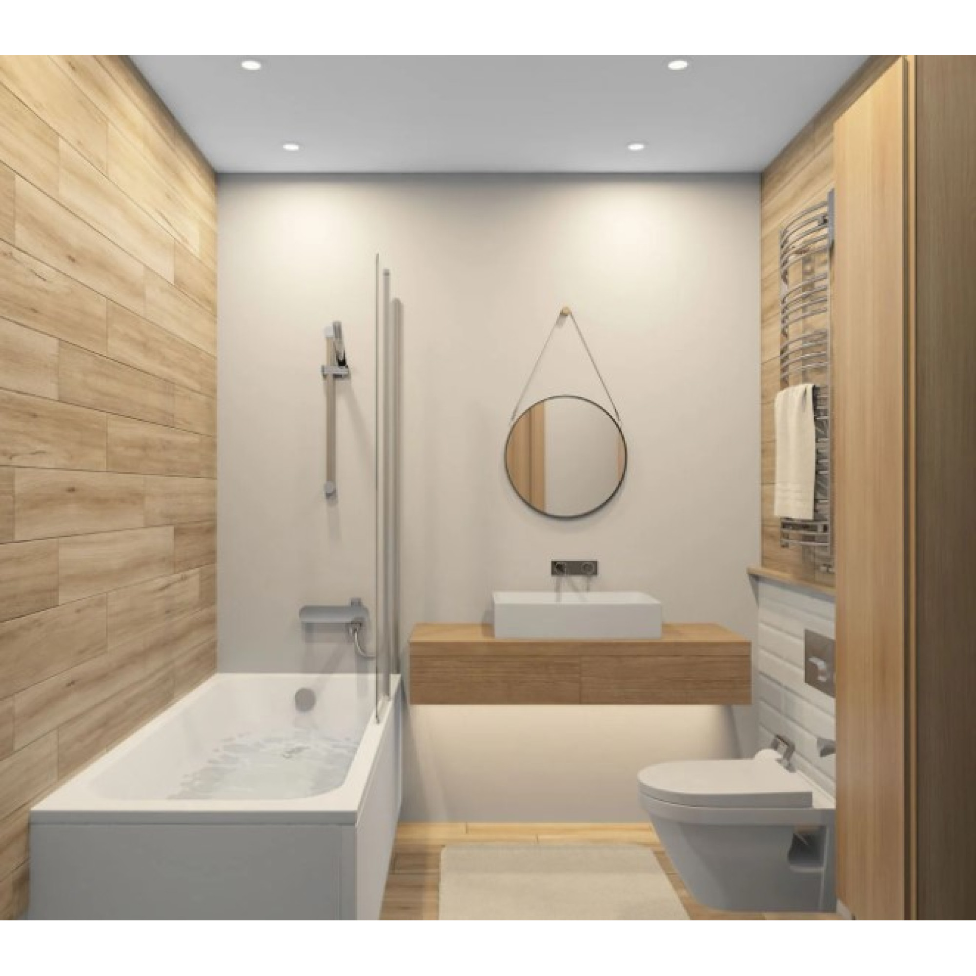 Точечный встраиваемый влагозащищенный светильник Port DK3101-WH Denkirs