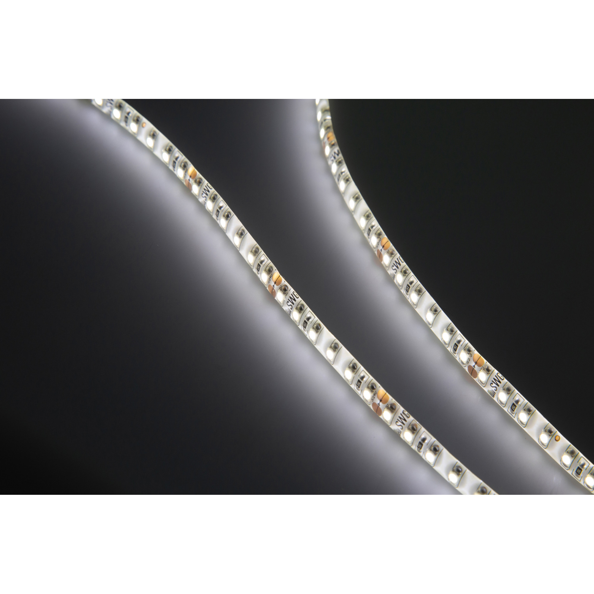 Лента светодиодная стандарт SMD3528 120LED/м 9,6Вт/м 24В IP65 Цвет:Нейтральный (1метр) ЗМ SWG