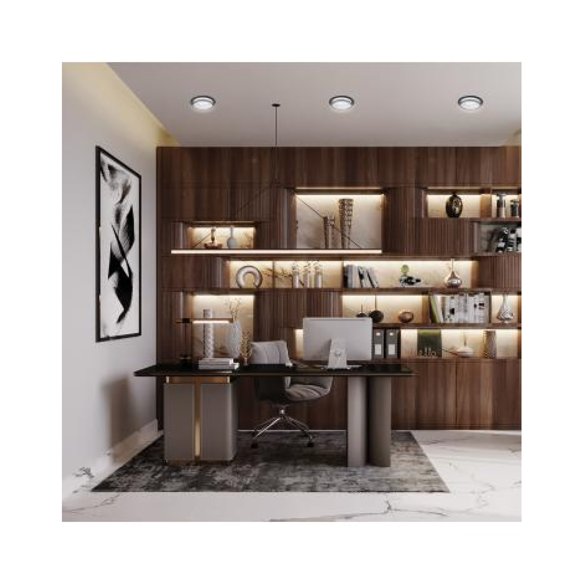 Светильник встраиваемый DL501 потолочный GX53 белый квадрат Feron