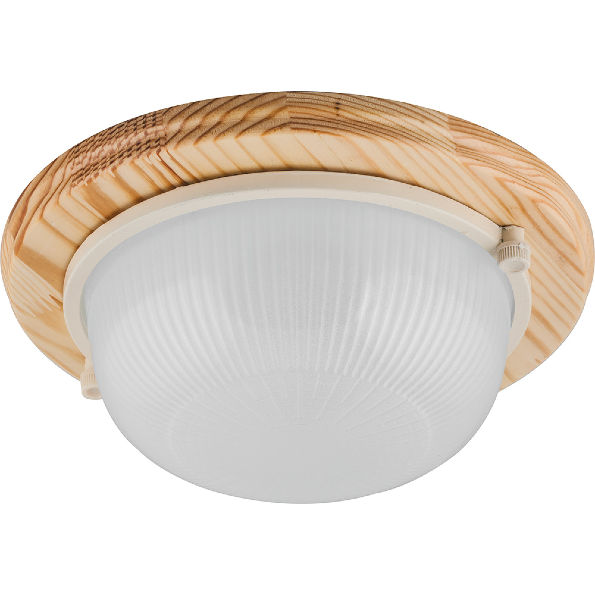 Светильник светодиодный НБО 03-60-011 220V 60Вт  Е27 IP54 дерево, клен, круг Feron