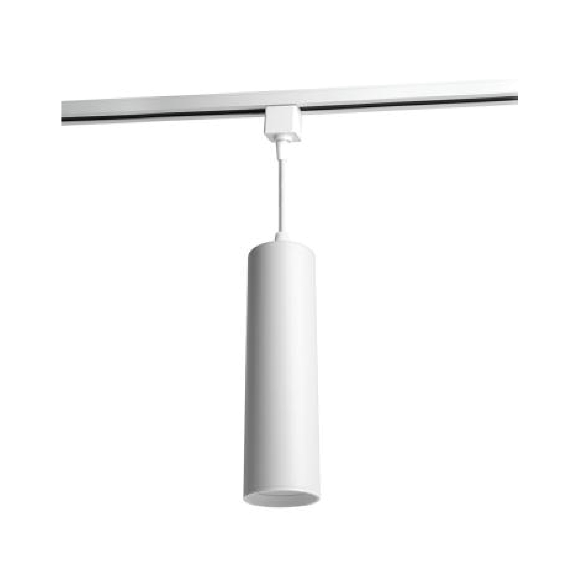 Светильник AL196 трековый однофазный на шинопровод под лампу на подвесе GU10, белый Feron 