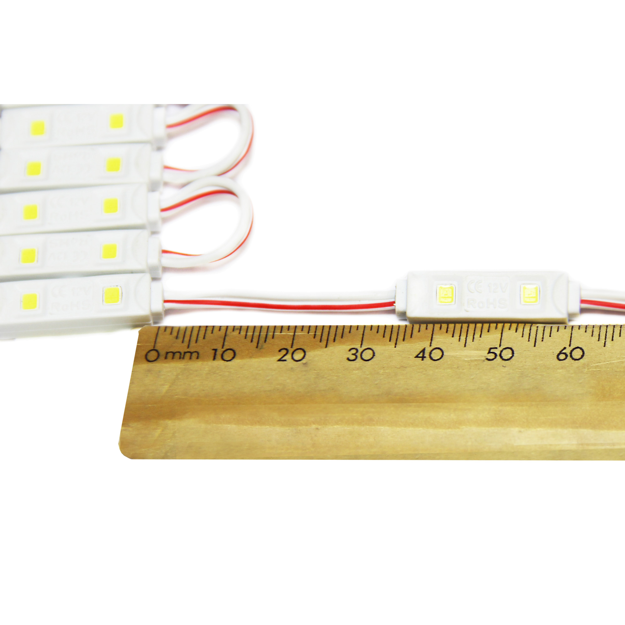 Модуль светодиодный mini 2 SMD 2835 0,4Вт 20Лм 6000К-6500К (без линзы 120) - 1шт. SignImpress