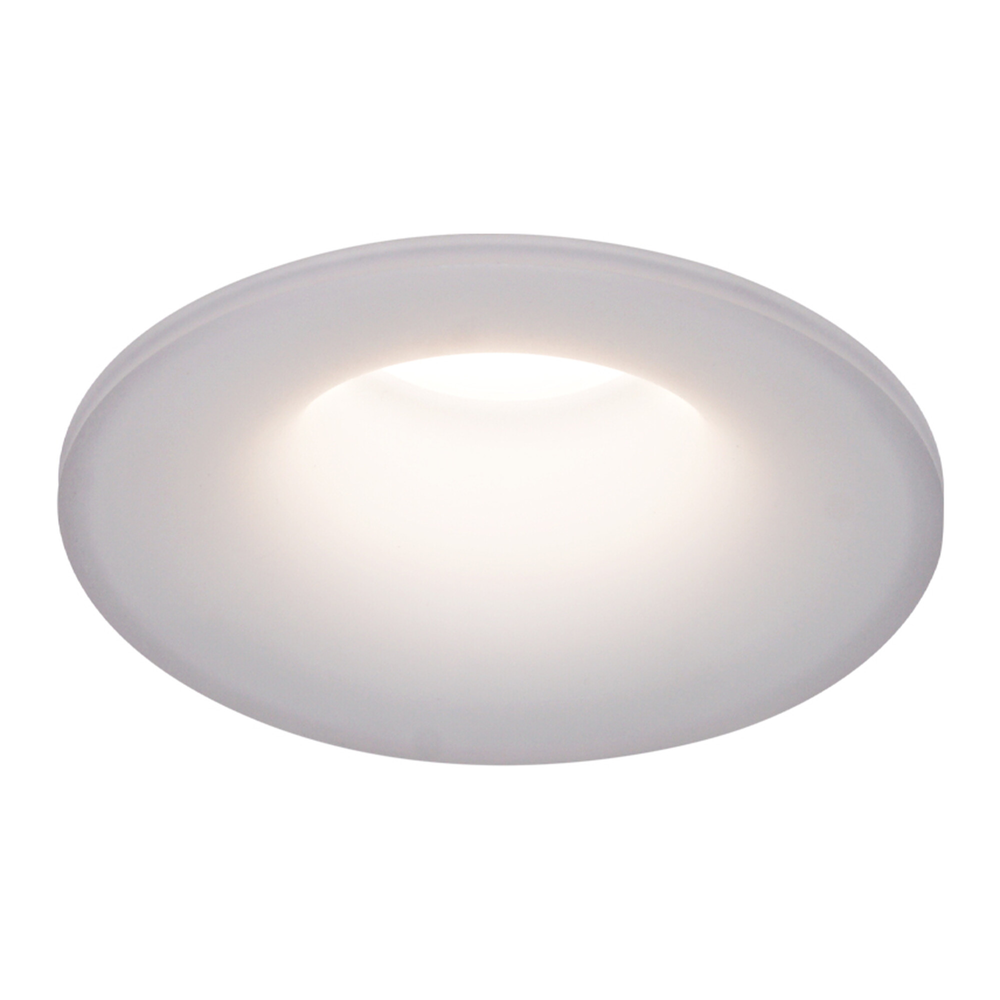 Светильник встраиваемый GU5.3 (MR16) с акрилом круг 47559 Песочный белый SignImpress