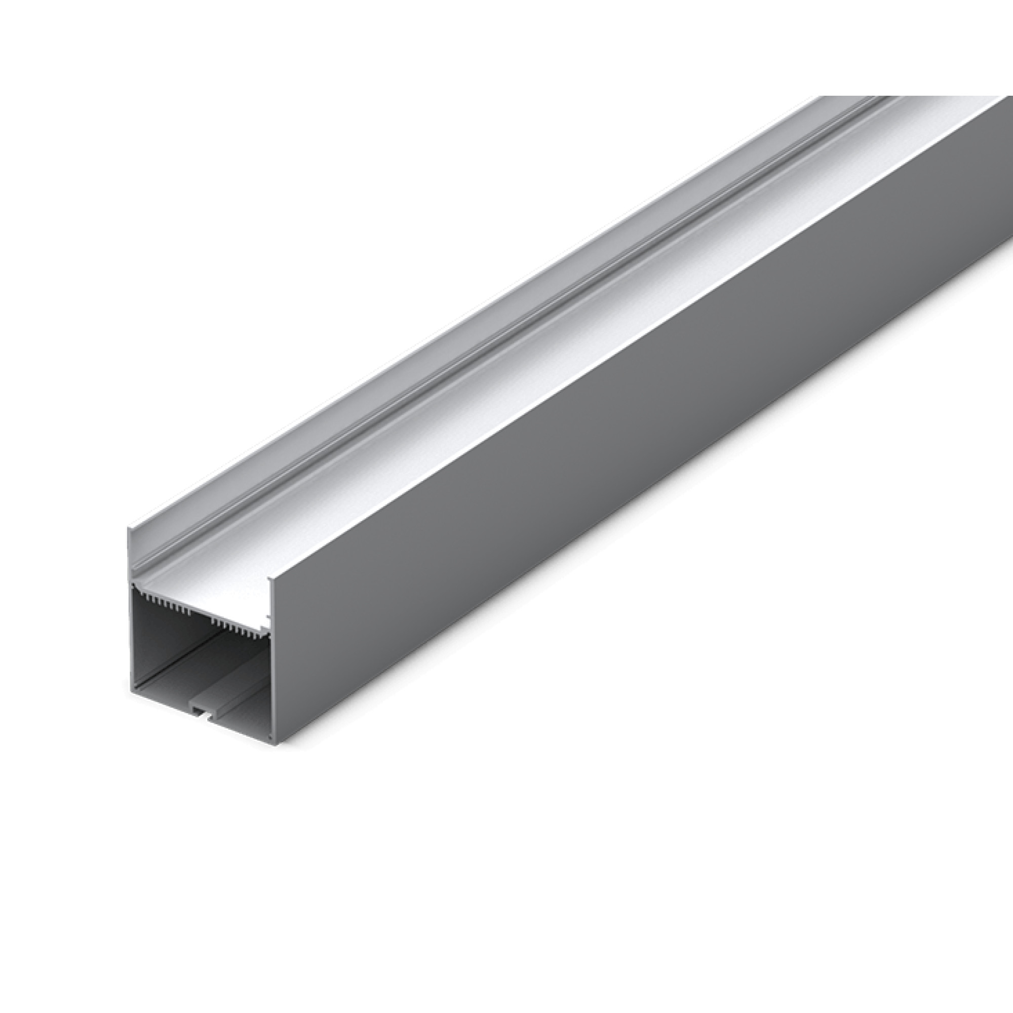 Профиль подвесной/накладной алюминиевый LS.7477 (2.5м) SWG