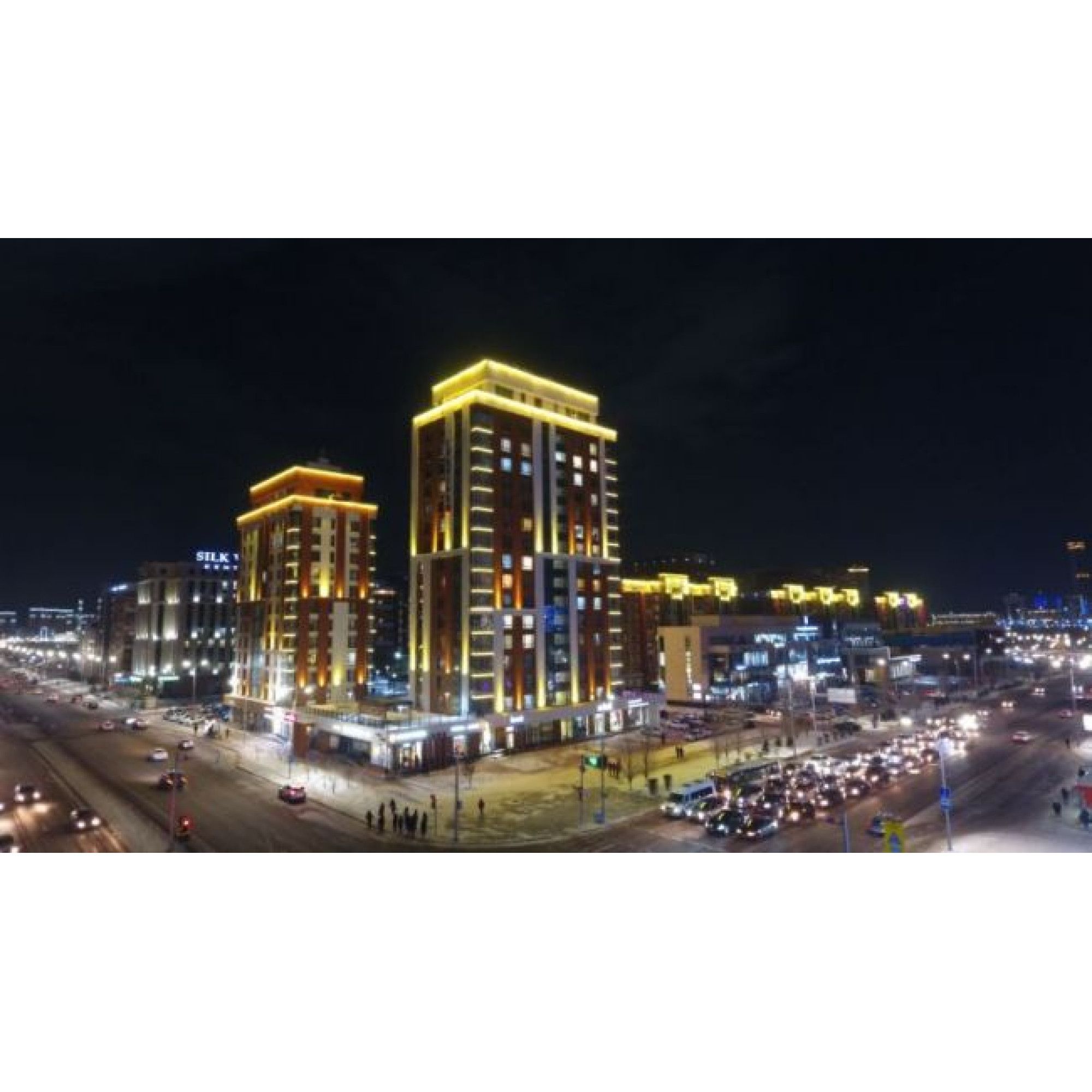 Прожектор линейный архитектурный WLN DMX 24В 36Вт RGB 10*60˚1m SignImpress