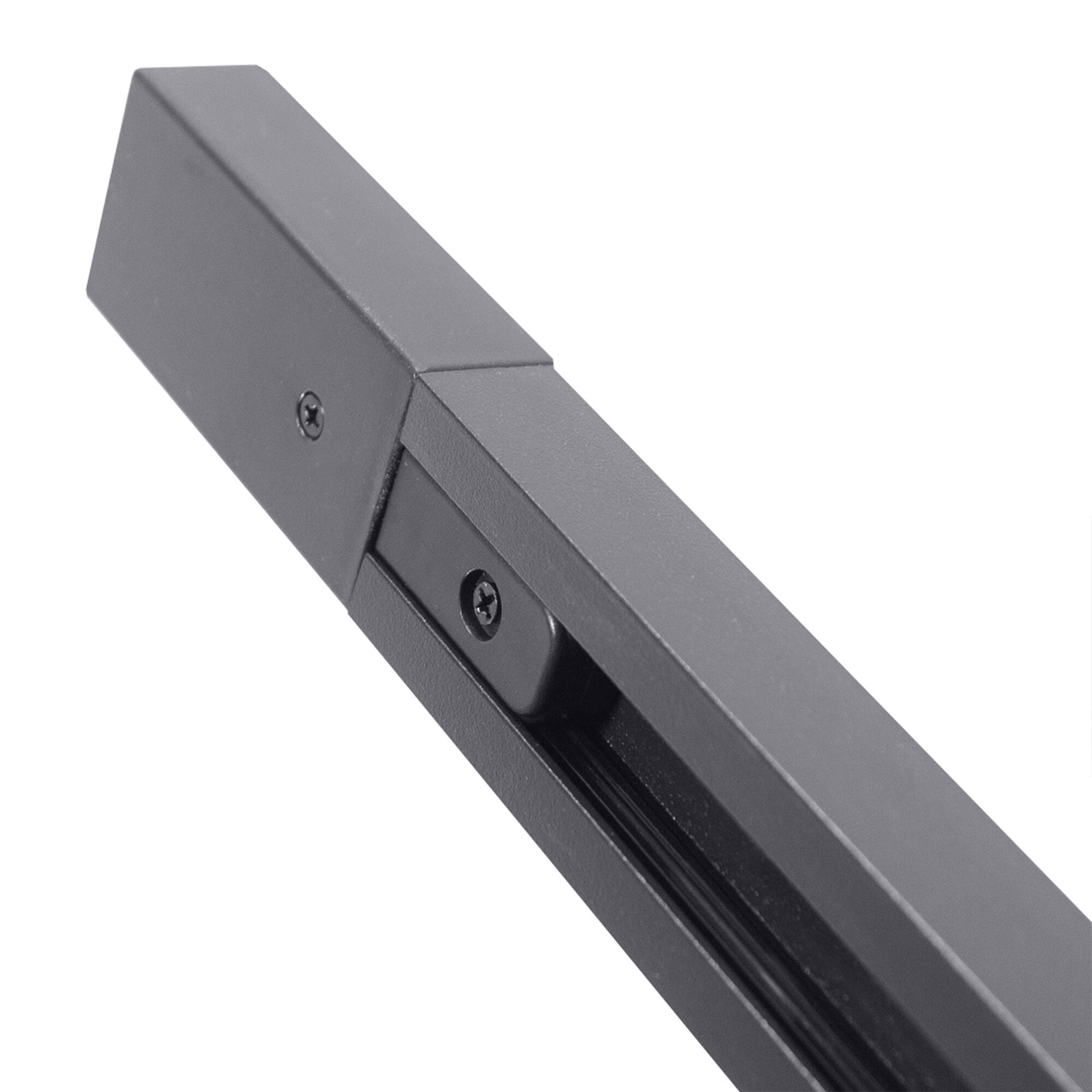 Шинопровод однофазный накладной Standard 220В для трековых светильников Чёрный 3м SignImpress