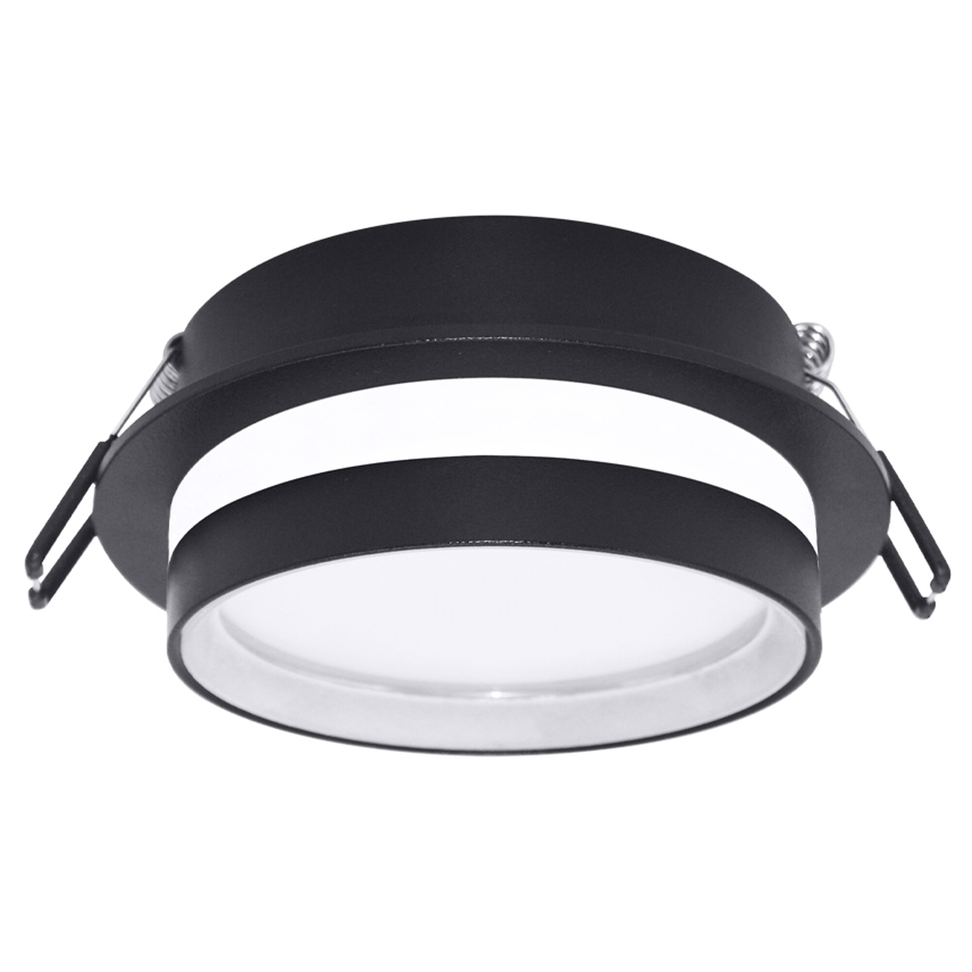 Светильник встраиваемый GX53 с акрилом круг 46179 Чёрный IP44 SignImpress