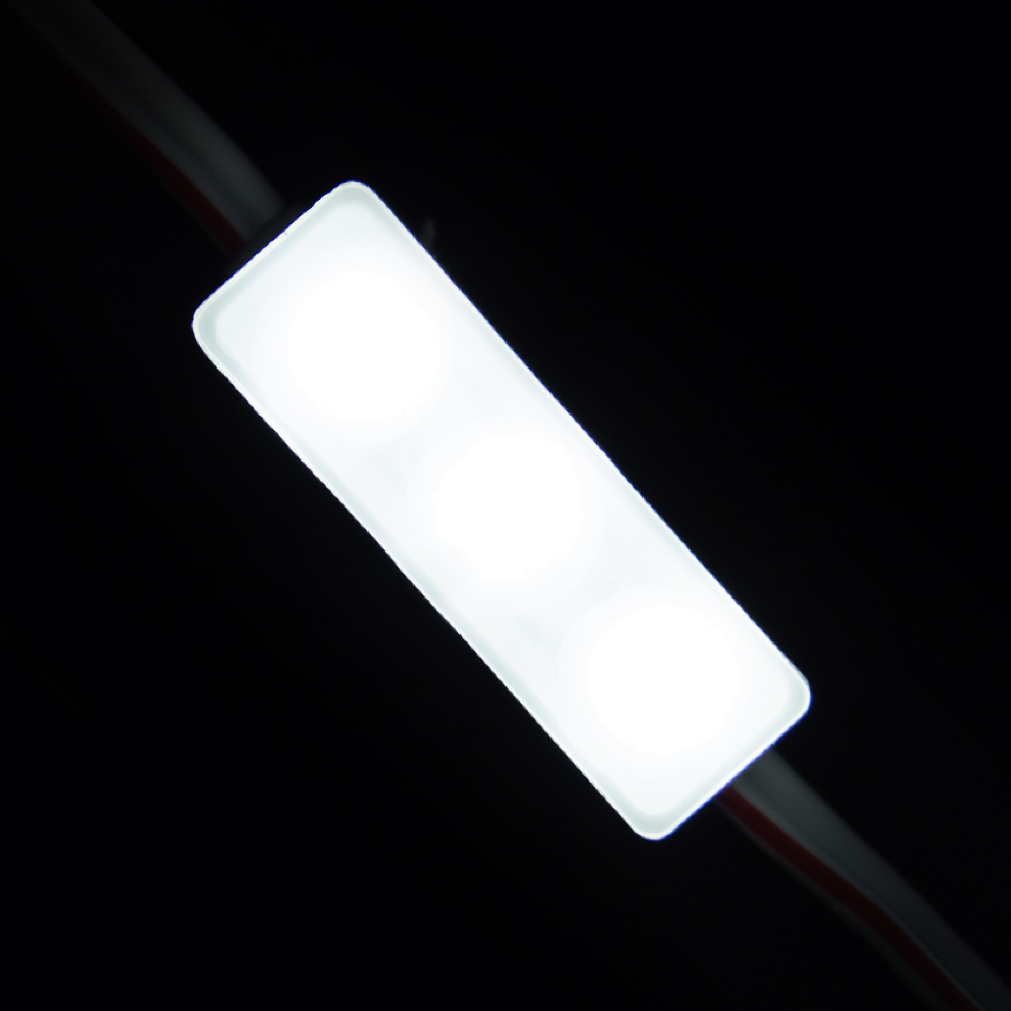 Модуль светодиодный mini 3 SMD 2835 0,6Вт 50Лм 6000К-6500К (с линзой 170) - 1шт. SignImpress