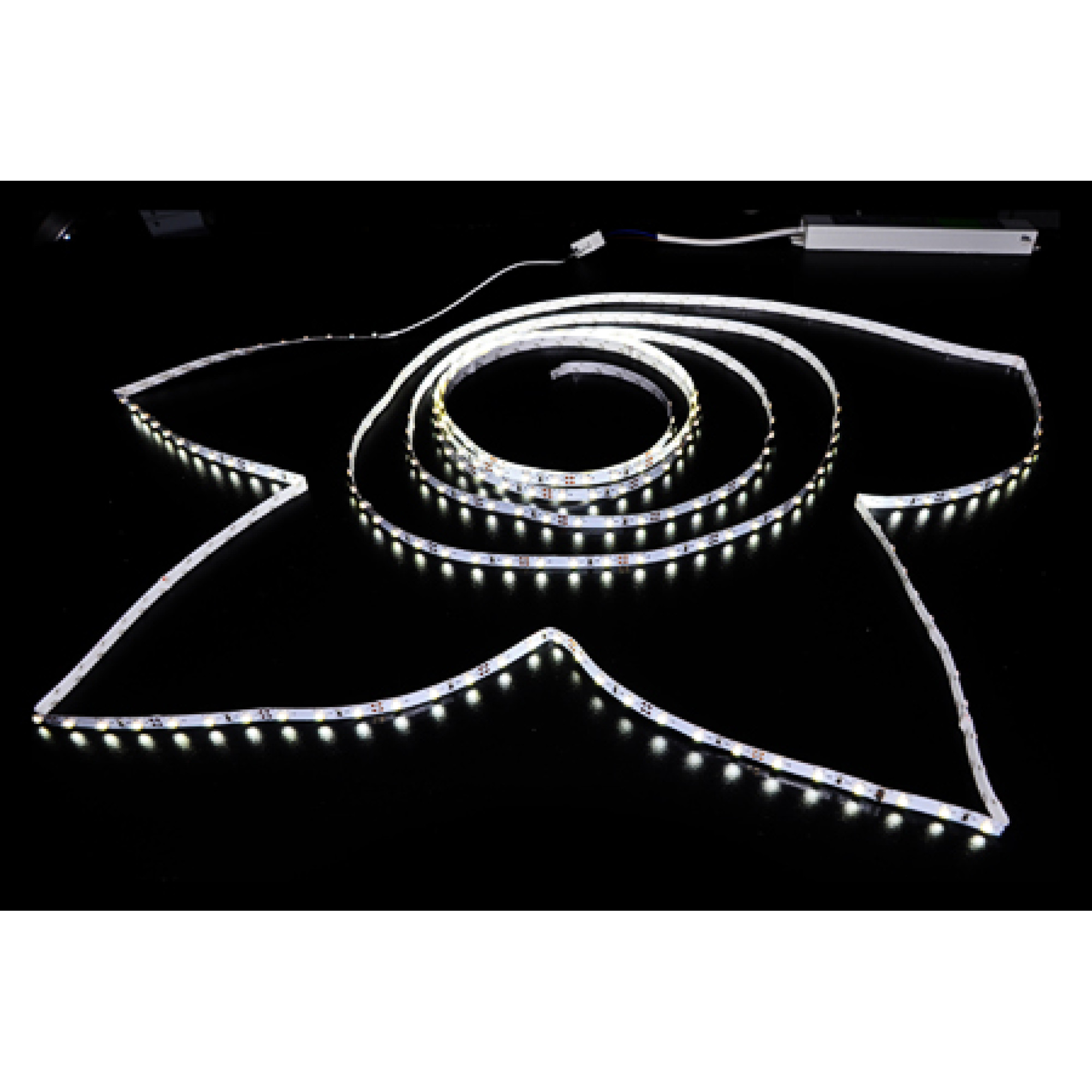 Лента светодиодная, 60SMD(2835)/m 4.8W/m 12V 5m 6500К , LS603 Feron