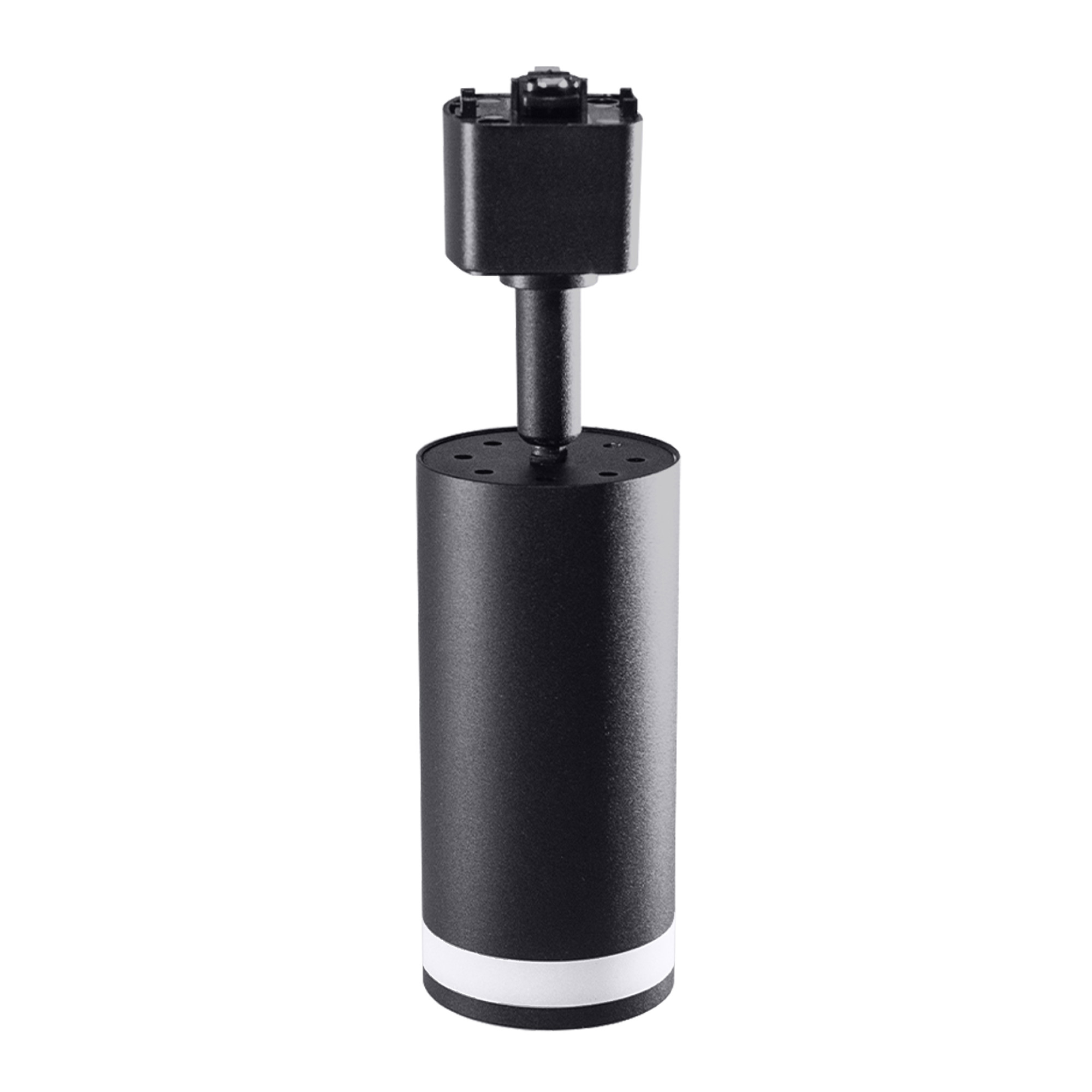 Светильник трековый однофазный под лампу GU10 с акрилом SI-STR1-GU10-1B Чёрный SignImpress