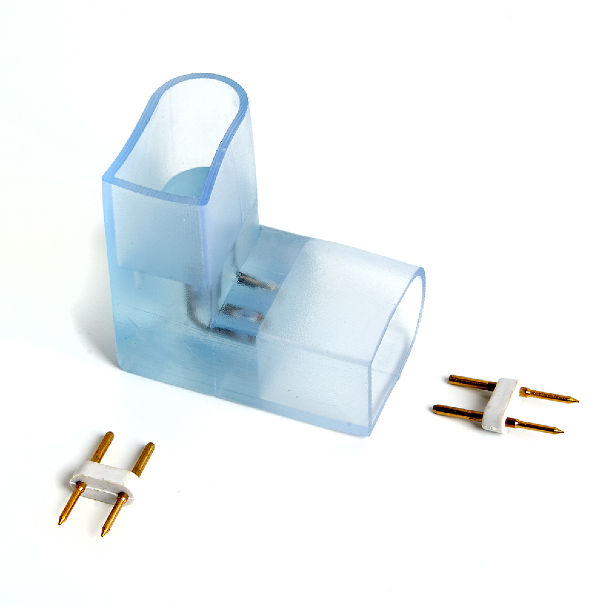 Соединитель угловой для светодиодной ленты 220V LS721, LD515 Feron