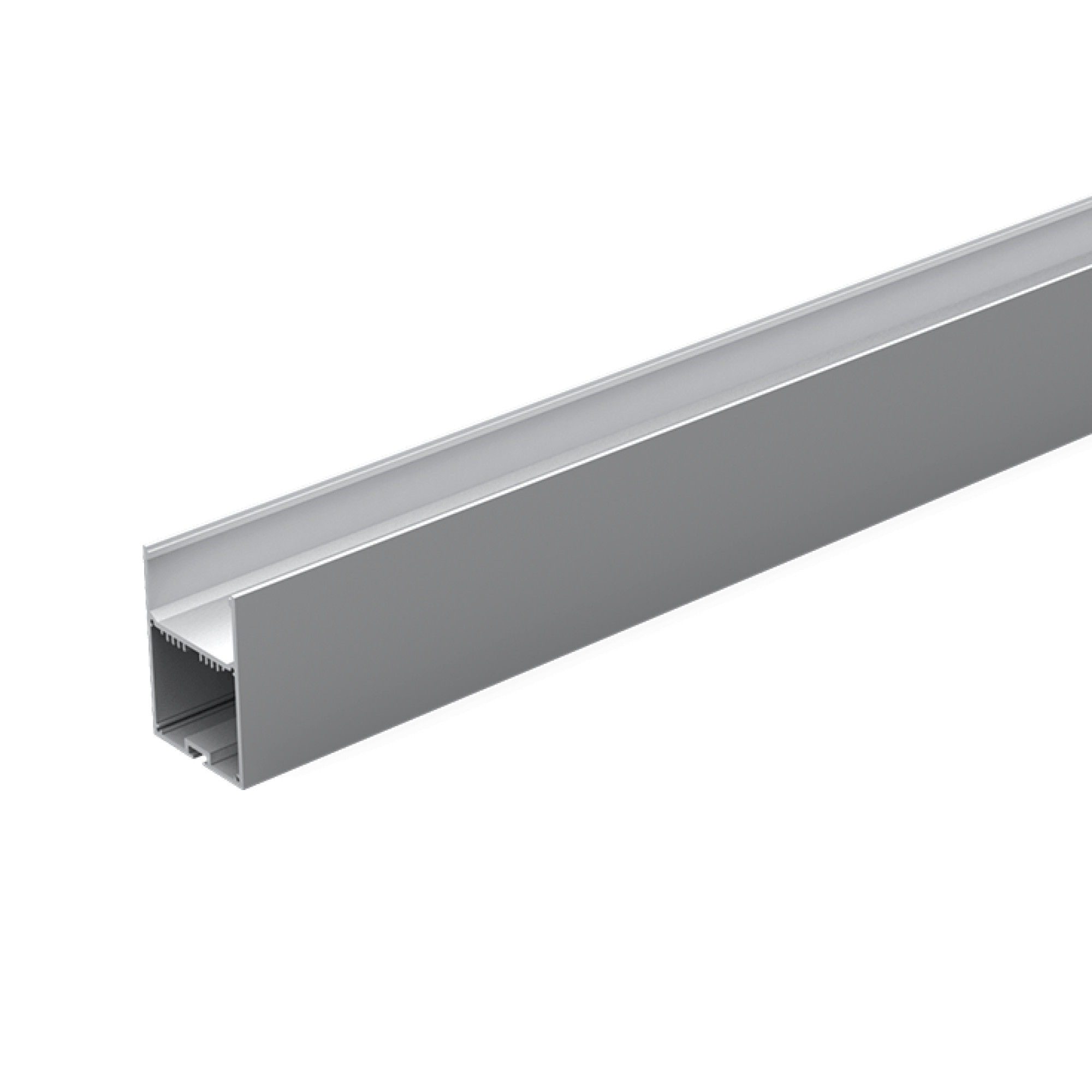 Профиль подвесной/накладной алюминиевый LS.4970 (2.5м) SWG