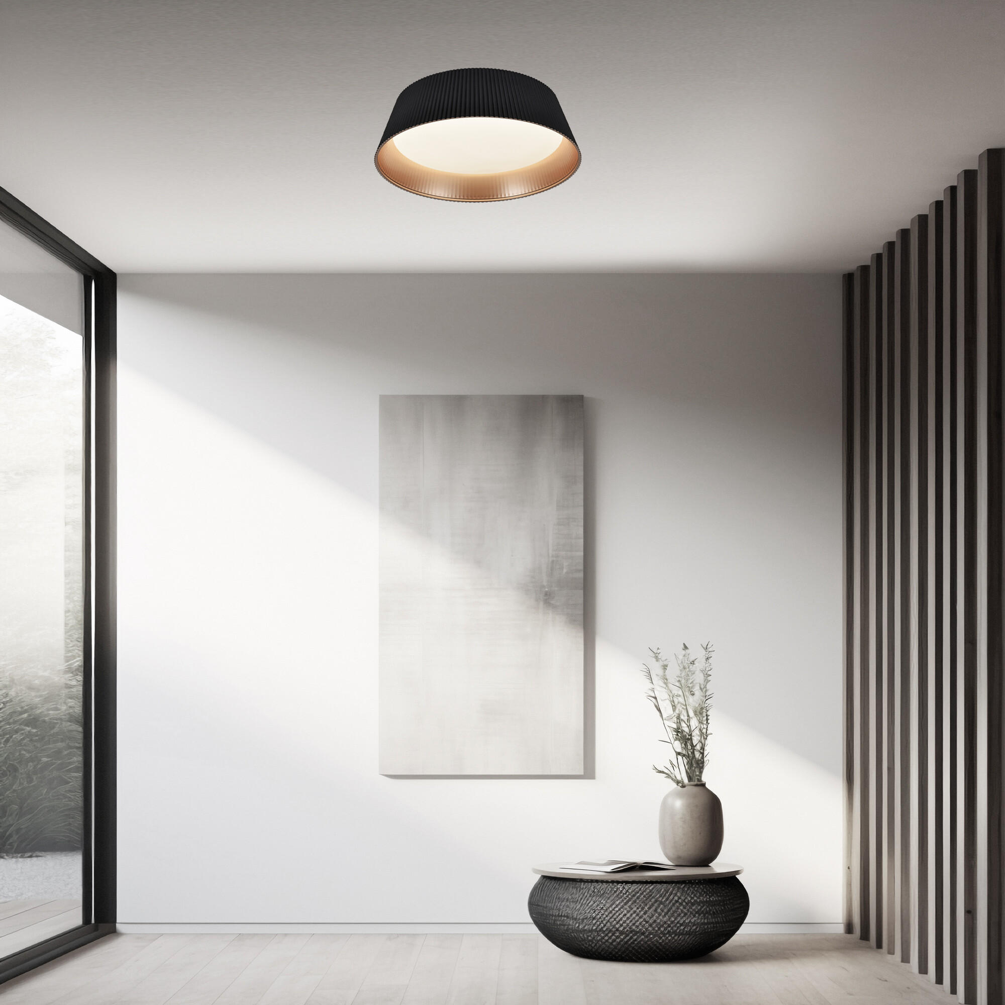 Светильник накладной светодиодный 24 Вт 4320 Лм Чёрный/ Золото Signimpress