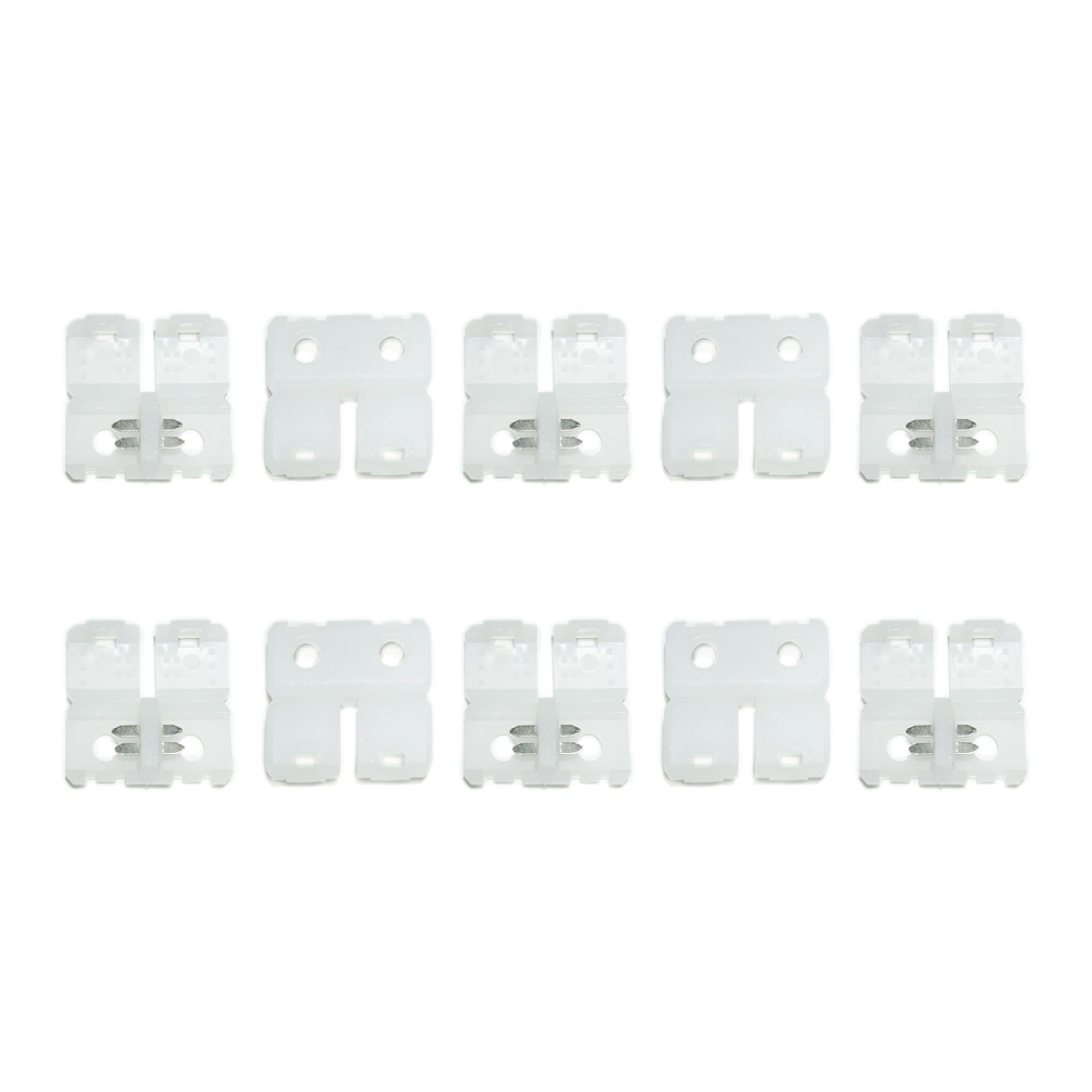 Коннектор без провода для неона 6*12мм Белый (1штука) SignImpress