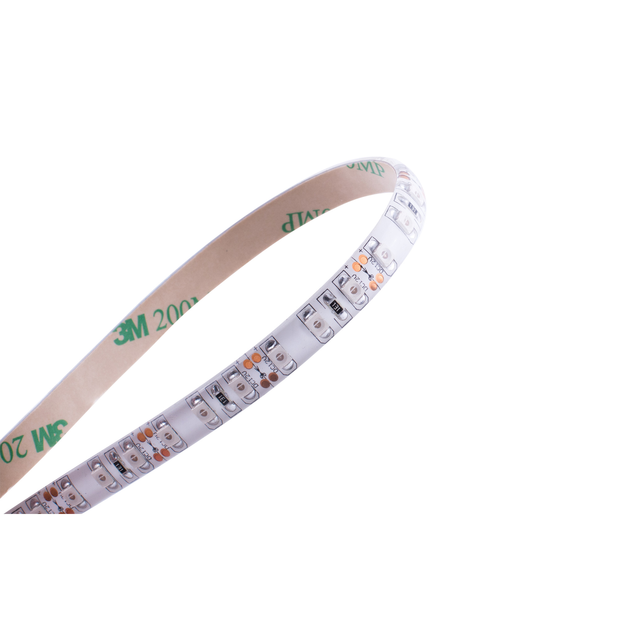 Лента светодиодная стандарт SMD3528 120LED/м 9,6Вт/м 12В IP65 Цвет:Красный (1метр) 3М SWG