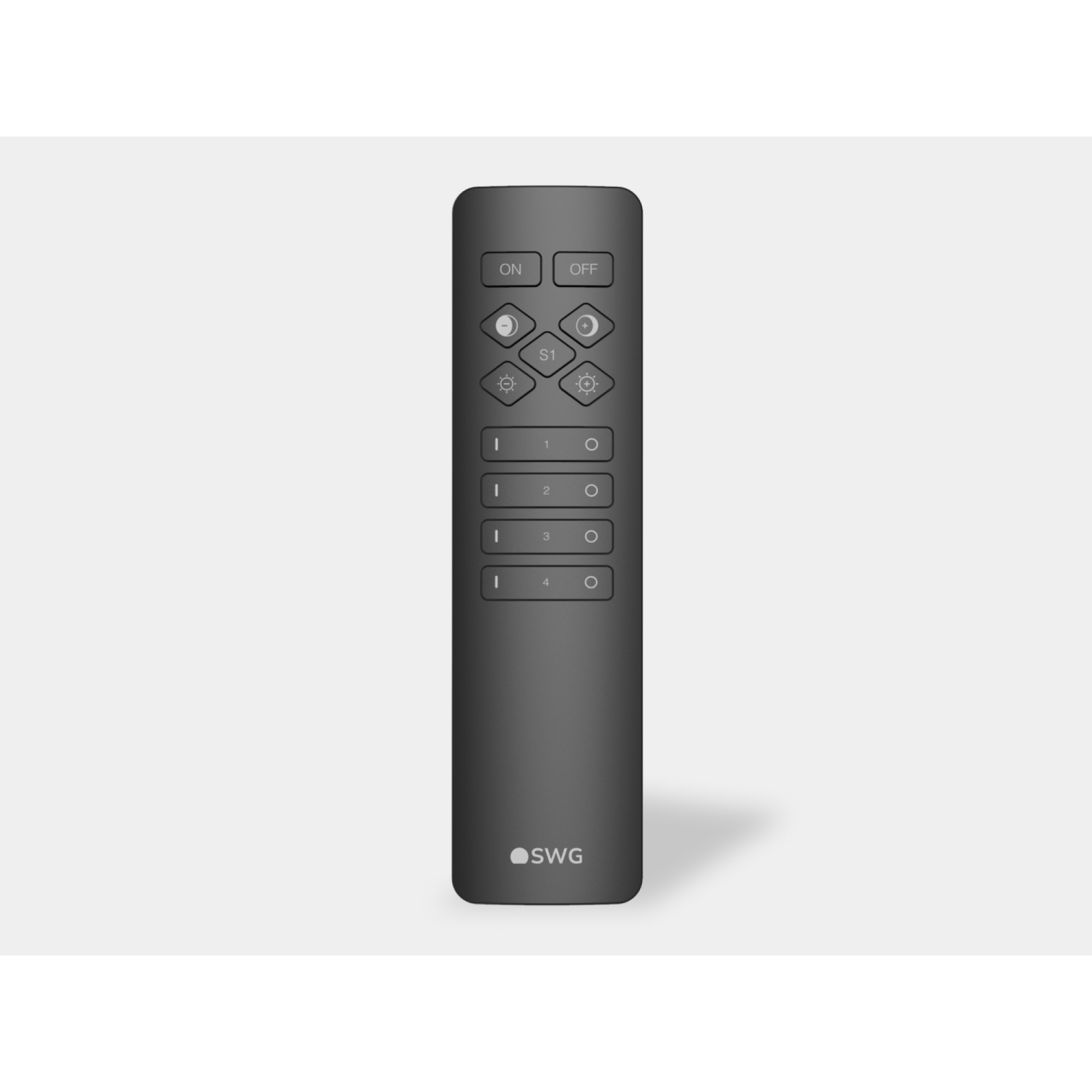 Кнопочный пульт Quick control на 4 зоны ССT+MONO, черный SWG