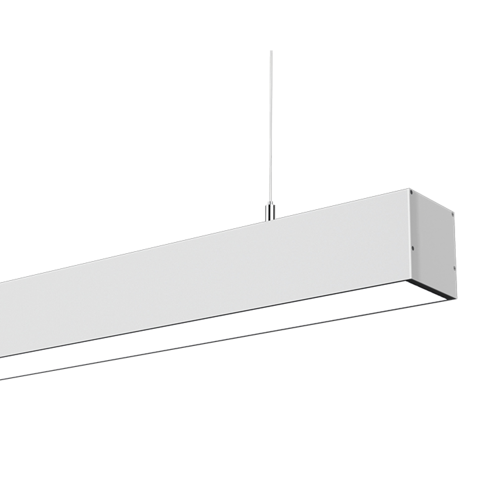 Профиль подвесной/накладной алюминиевый LS.7477 (2.5м) SWG