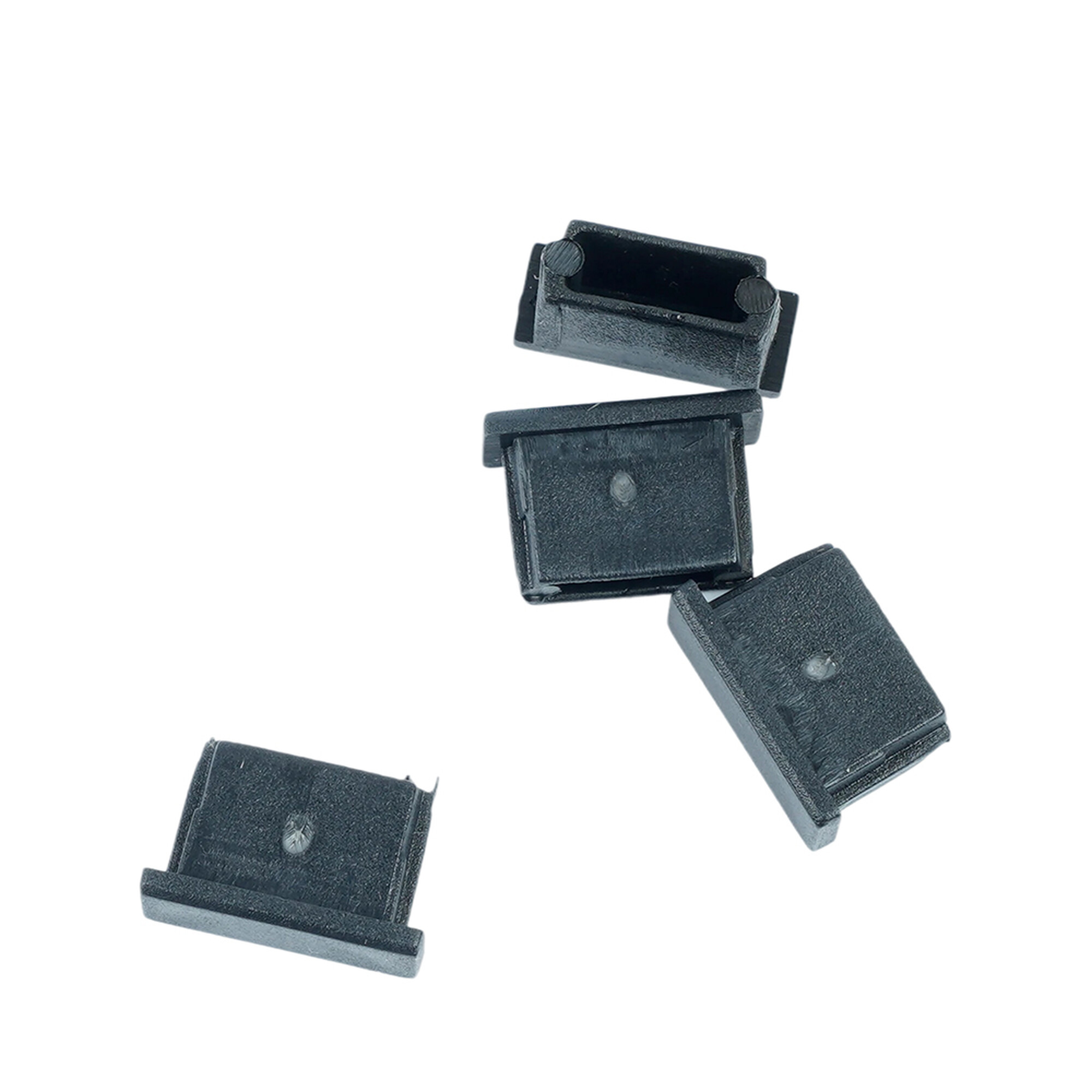 Заглушка черная без отверстия для профиля CAB251, LD241 (комплект 4шт) FERON