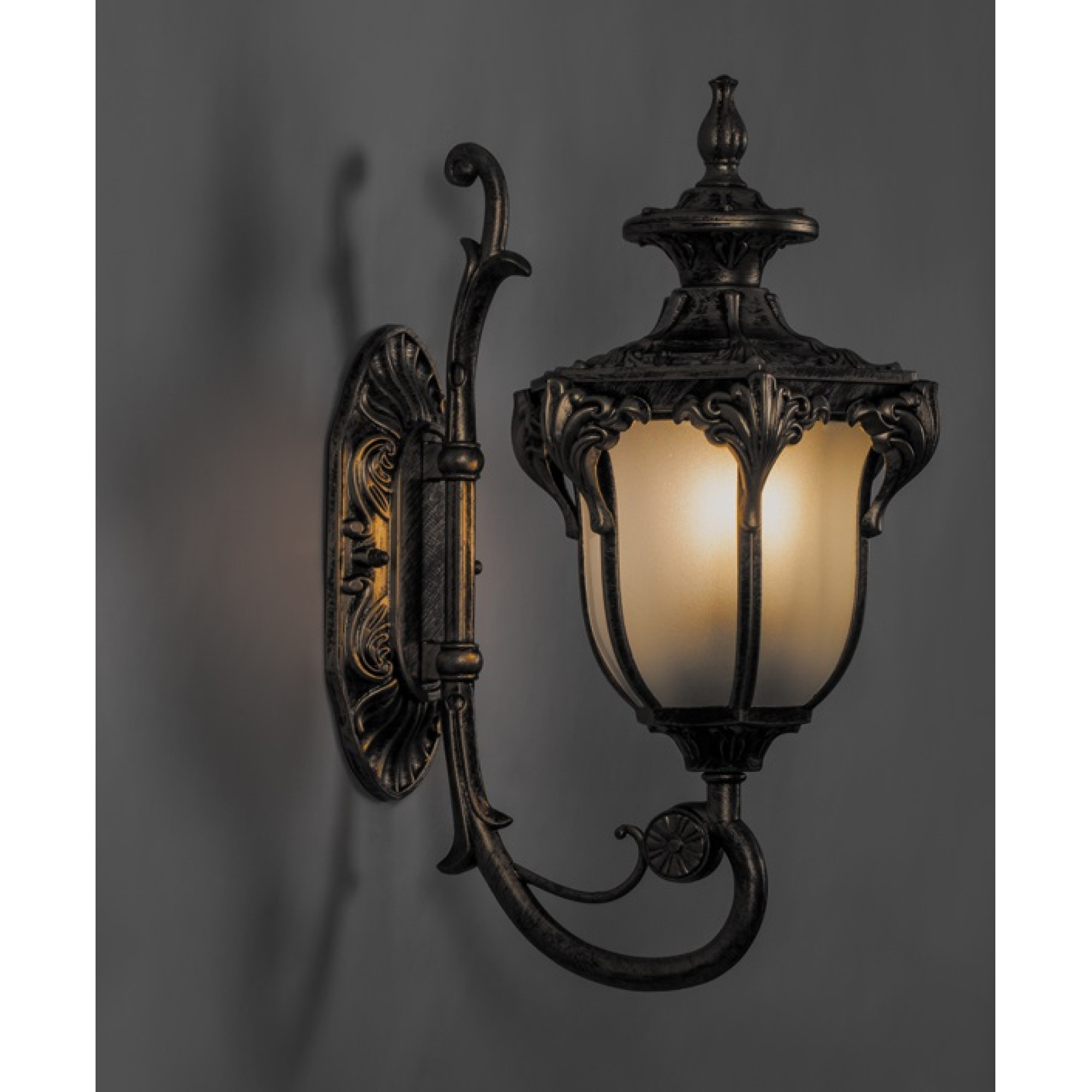 Светильник настенный декоративный PL4041 60W 230V E27 270*175*410мм черное золото Feron