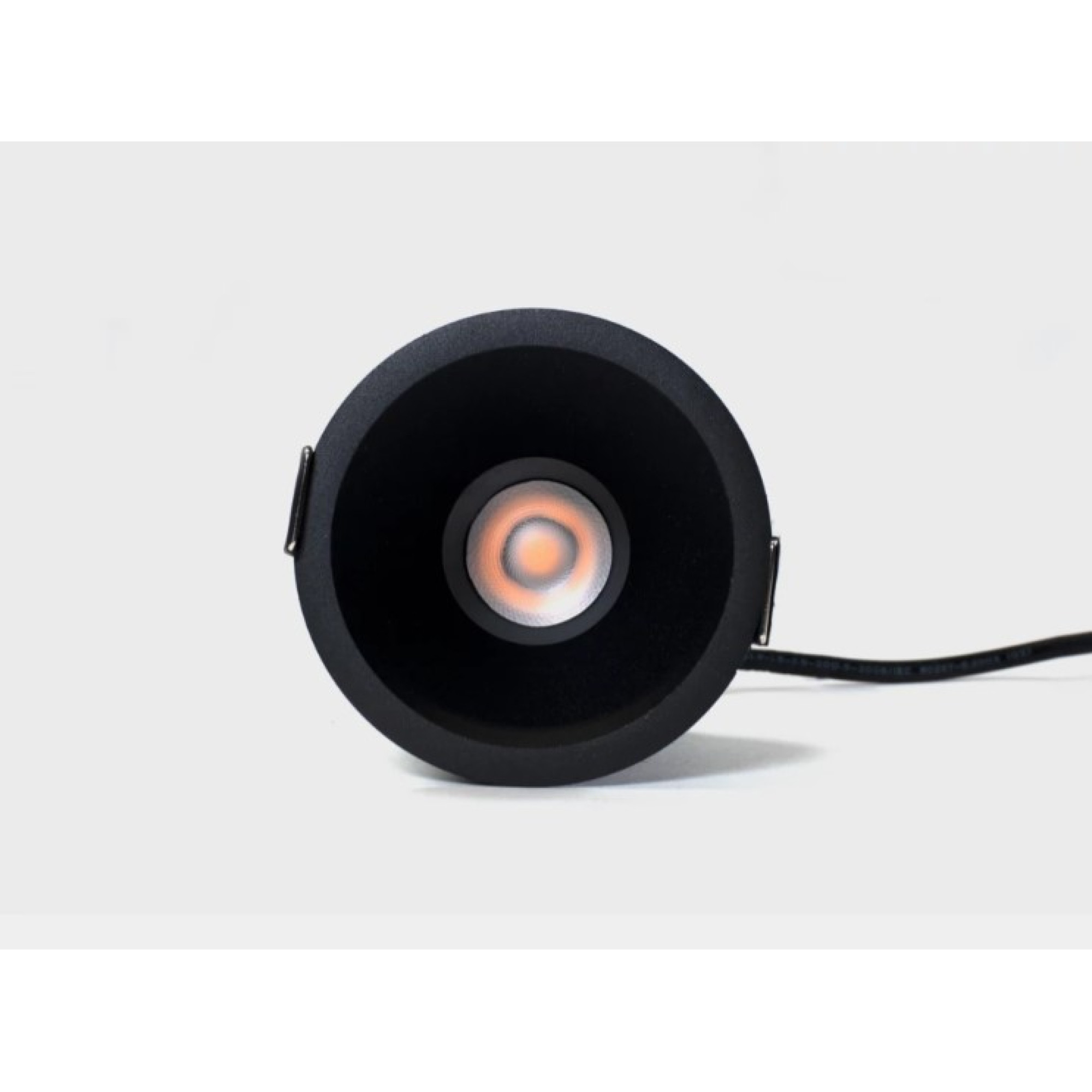 Светильник встраиваемый RC-D84-12-BL-WW65, 12Вт, черный, IP65, 55 гр, 3000К, D84, поворотный SWG