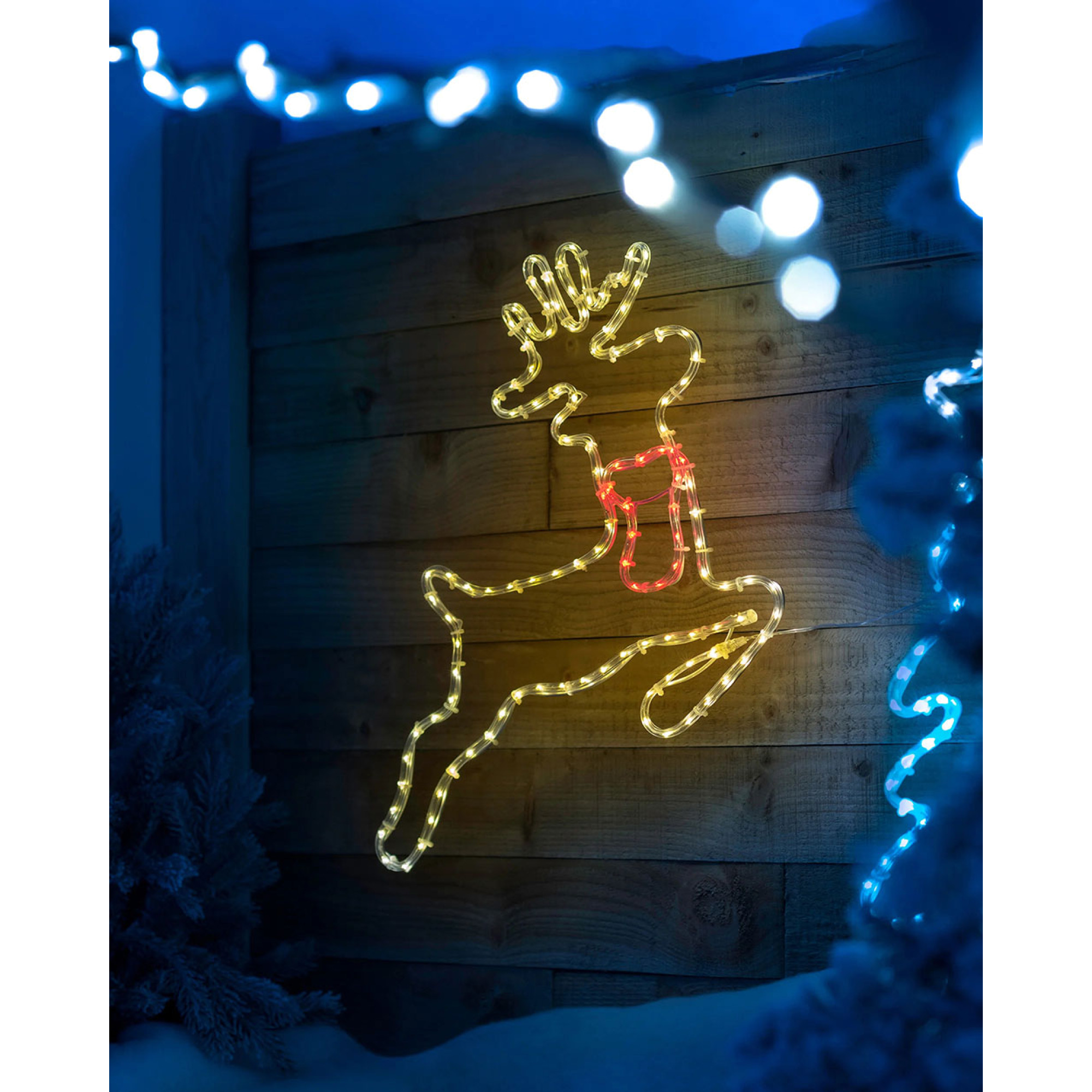 Дюралайт светодиодный LED-R2W 2-х жильный , зеленый 1,44Вт/м 36LED/м 100м 220V Feron