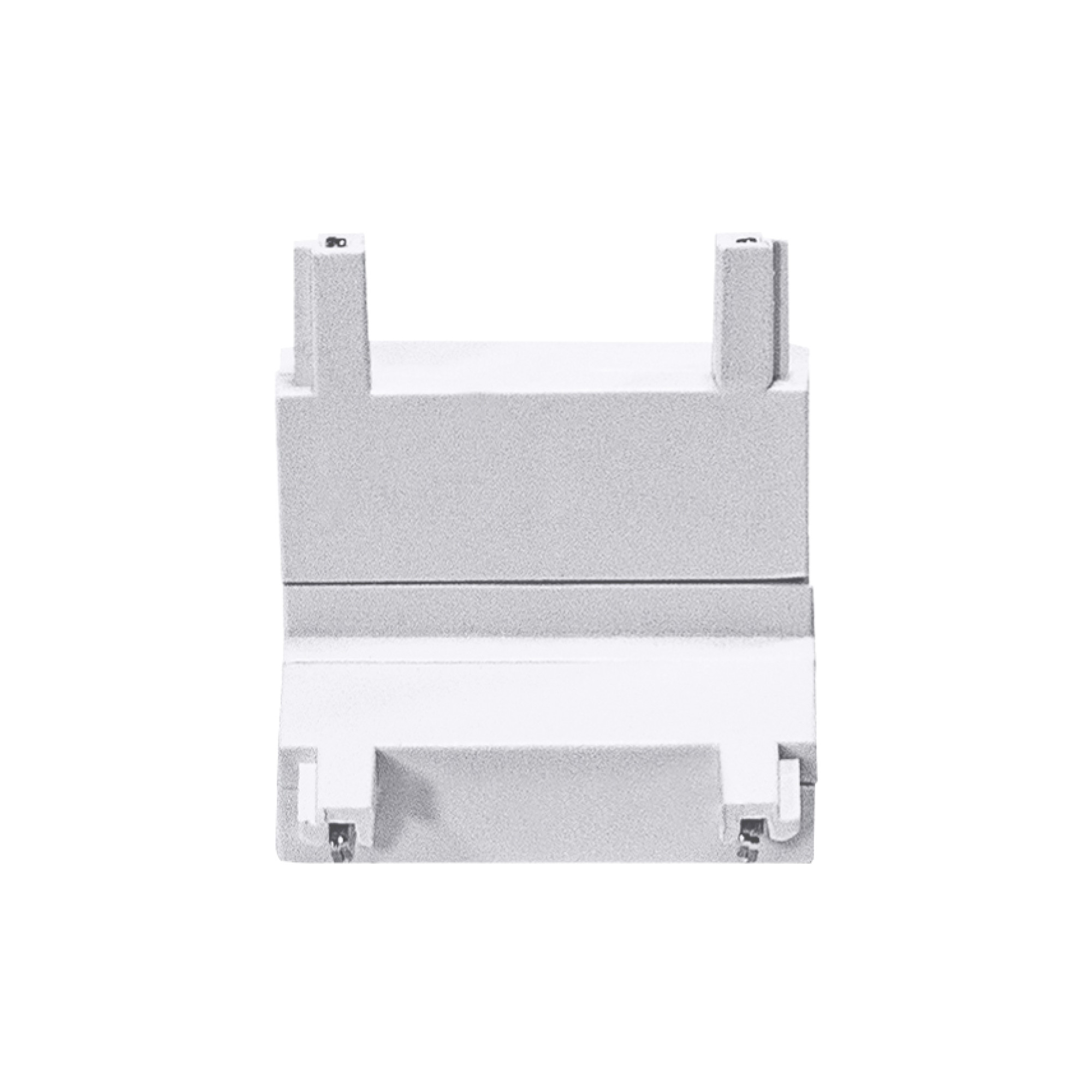 Коннектор угловой 90гр к шинопроводу однофазному магнитному Thin Белый SignImpress