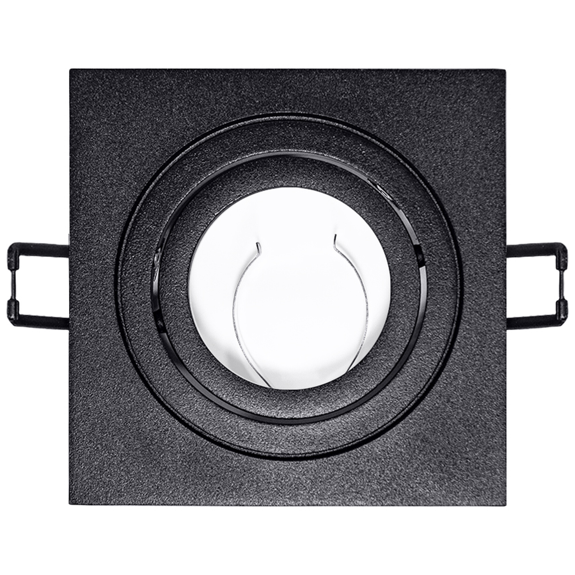 Светильник встраиваемый поворотный GU5.3 (MR16) квадрат 010103 Чёрный SignImpress