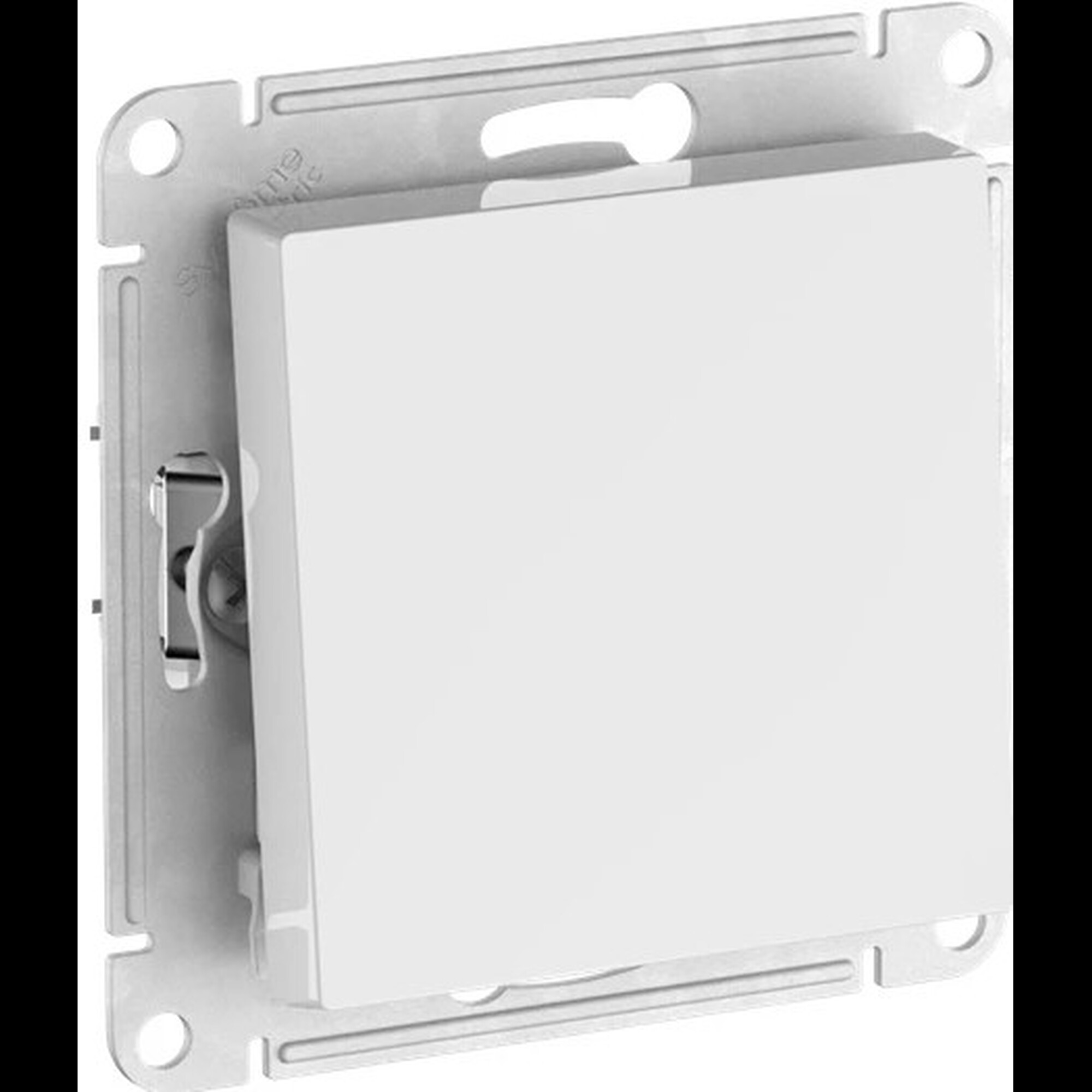 1-клавишный ВЫКЛЮЧАТЕЛЬ, сх.1, 10АХ, мех., быстрозажимные клеммы., БЕЛЫЙ