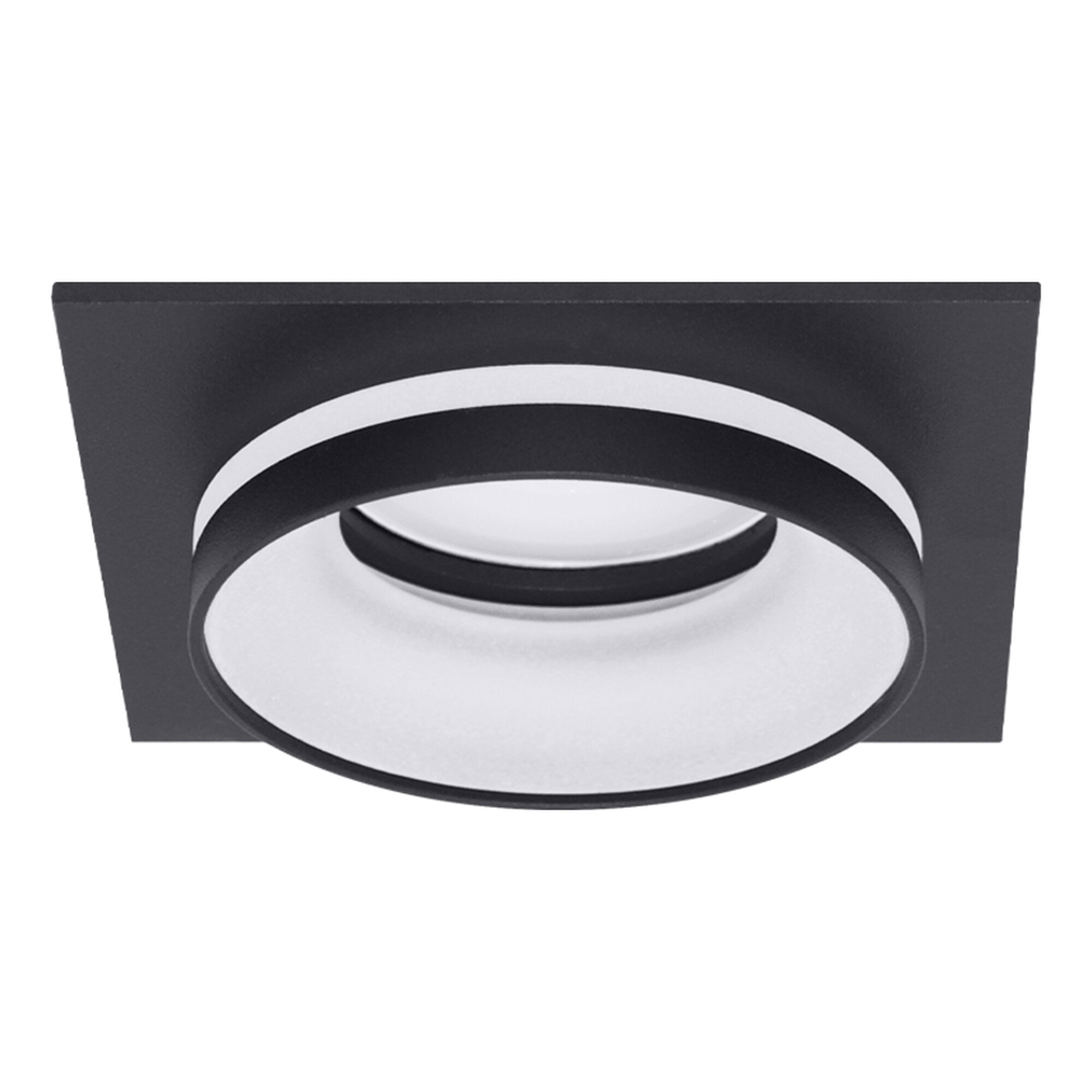 Светильник встраиваемый GU5.3 (MR16) с акрилом квадрат 47543 Чёрный SignImpress