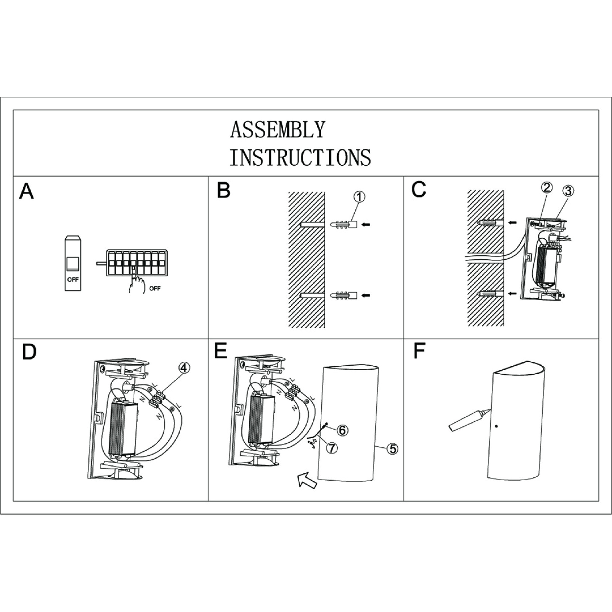 Светильник настенный TUBE, Белый, 6Вт, 3000K, IP20, GW-6805-6-WH-WW SWG