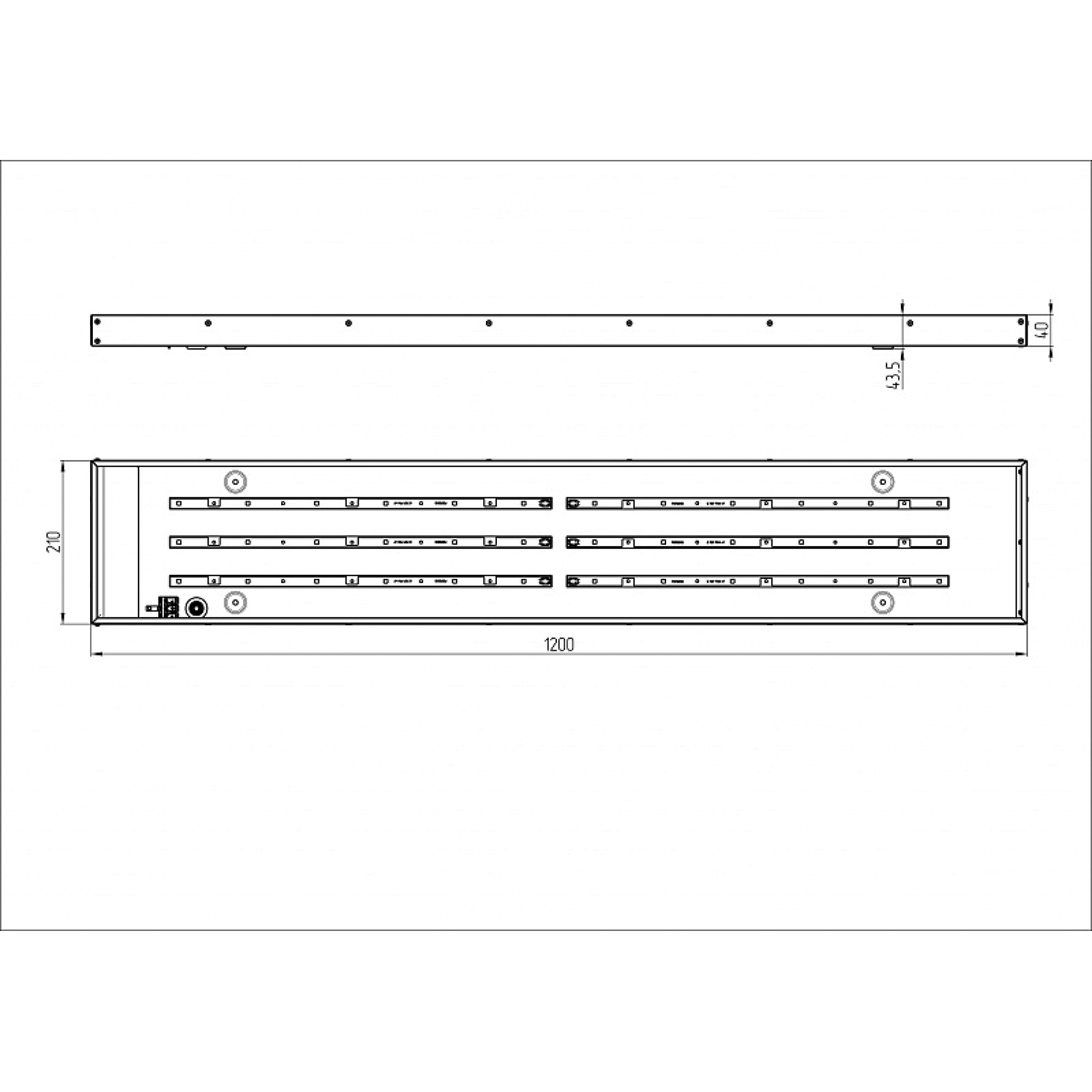 Светильник светодиодный ССВ 37-3900-К50 (37 Вт, 3956 Лм, 2,5 кг) Ферекс