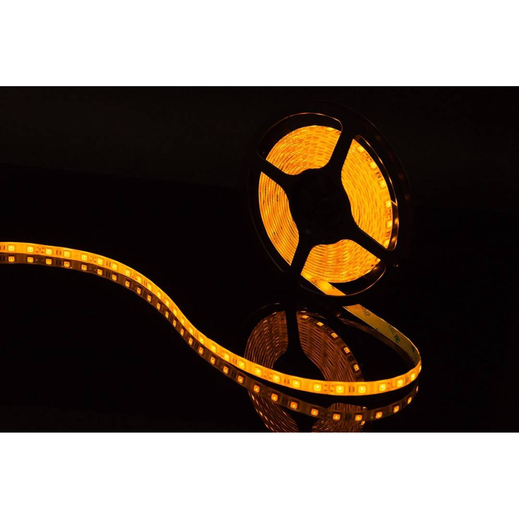 Лента светодиодная стандарт SMD5050 60LED/м 14,4Вт/м 12В IP65 Цвет:Желтый (1метр) 3М SWG