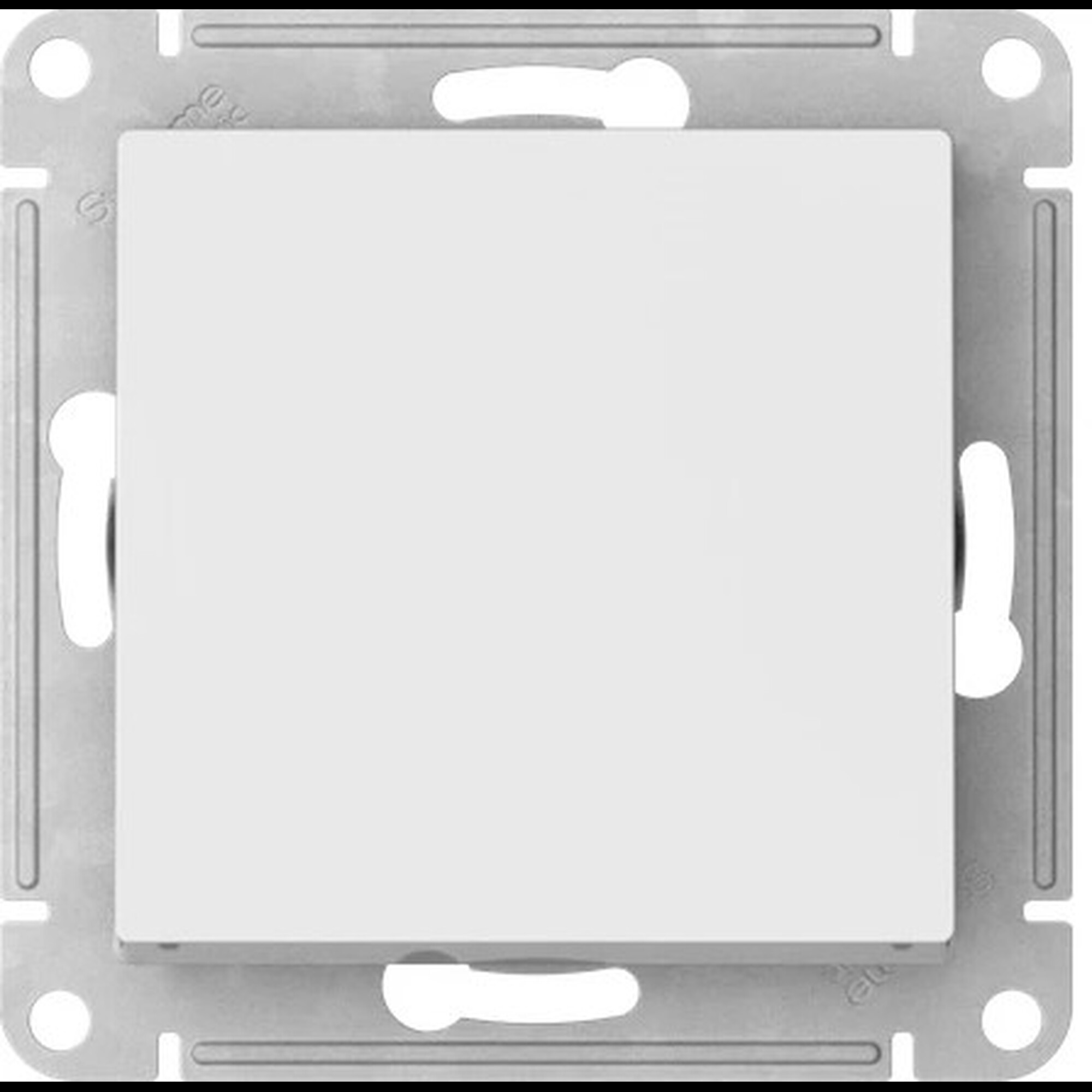 1-клавишный ПЕРЕКЛЮЧАТЕЛЬ, сх.6, 10АХ, мех., быстрозажимные клеммы., БЕЛЫЙ