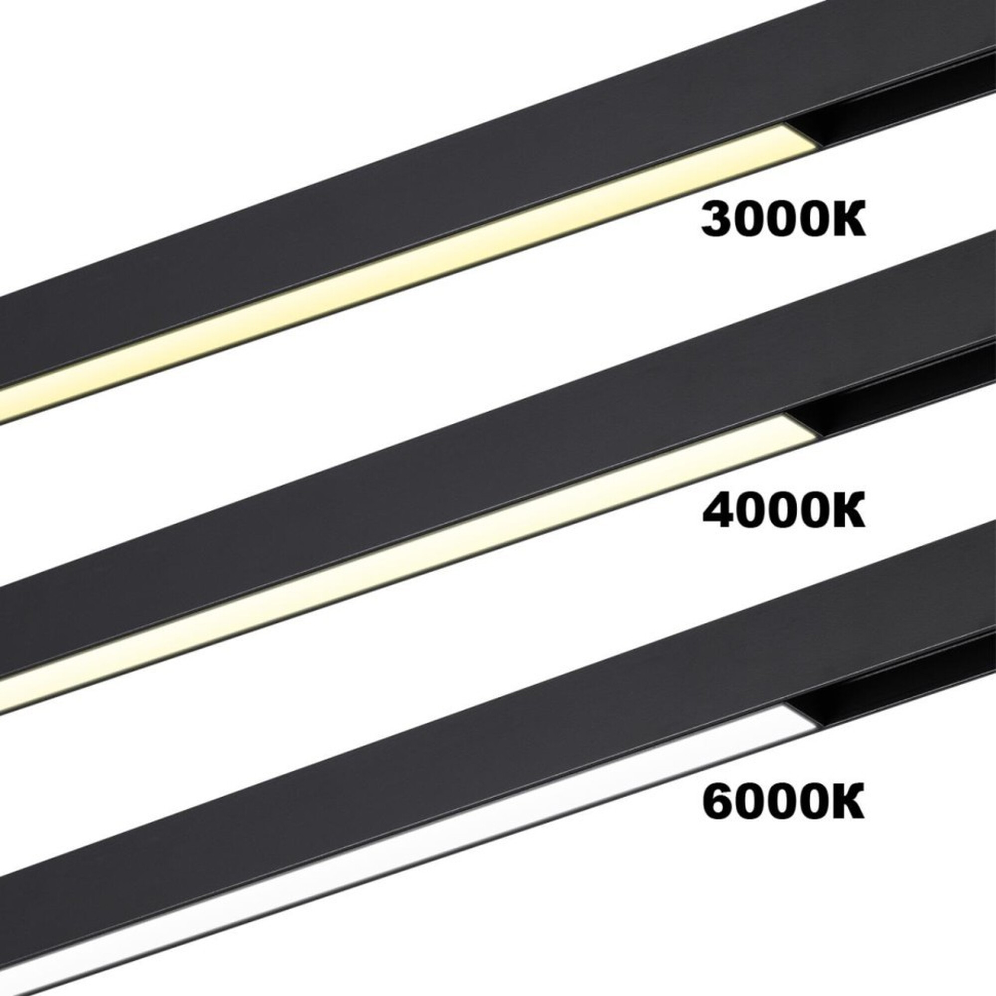 359940 PORT NT25 208 черный Трековый светильник с переключ. цв. темпер. IP20 LED 3000К4000К6000К 30W 90-240V VECTOR Novotech