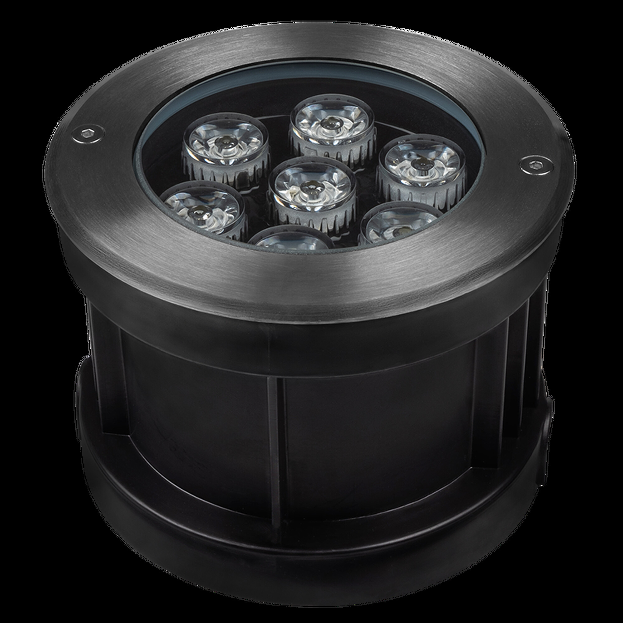 Светильник светодиодный встраиваемый PGR R130 7w 4000K 30° Сhrome IP67 Jazzway 