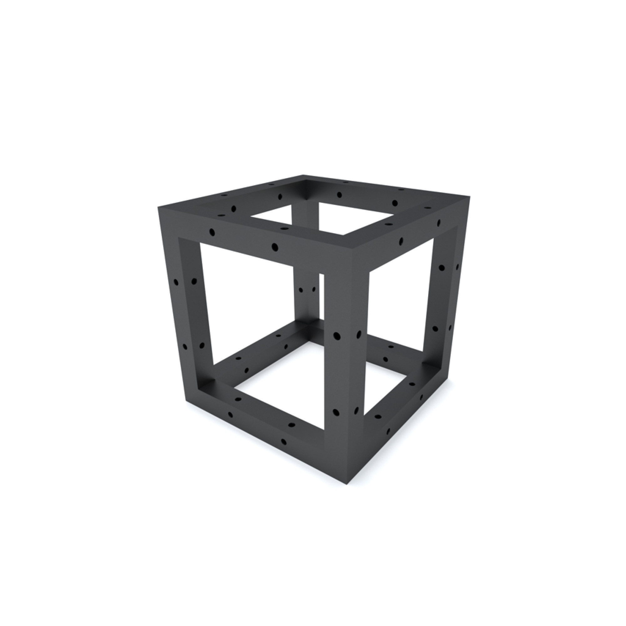 Фермы металлические Line 20*20*20cm, цвет черный, SignImpress